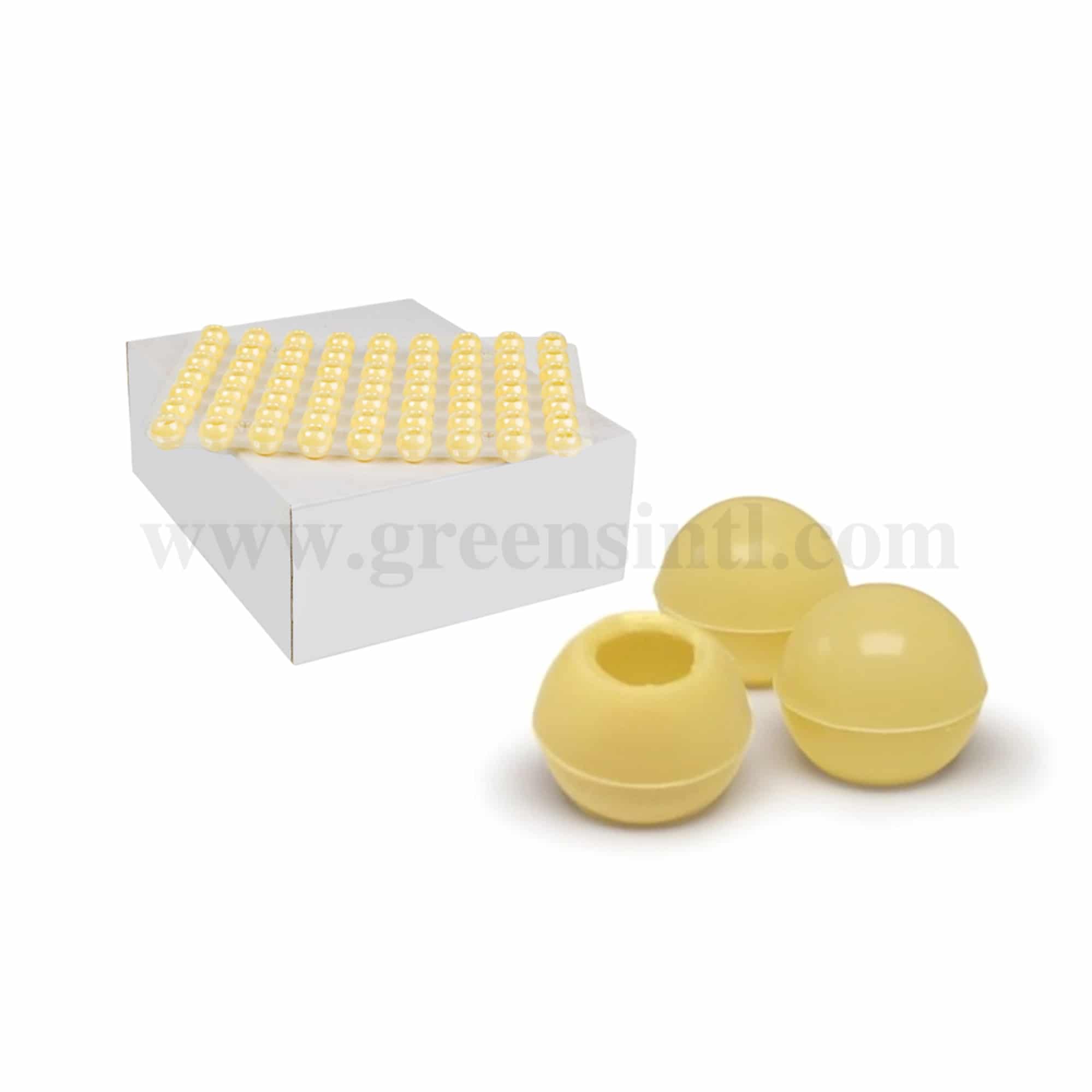 GREENS CHOICE  Chocolate Truffle Shells White 34 %-504 Pcs