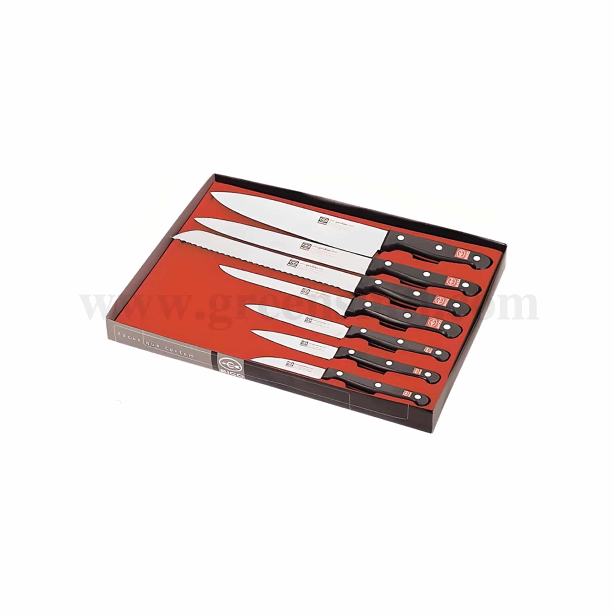 SICO PROFESSIONAL Kitchen Knifes Set of 7