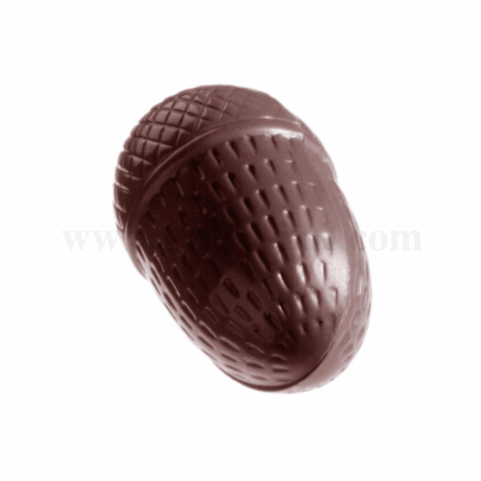 CHOCOLATE WORLD Chocolate Mould Acorn 39 x 24 x h 12 mm