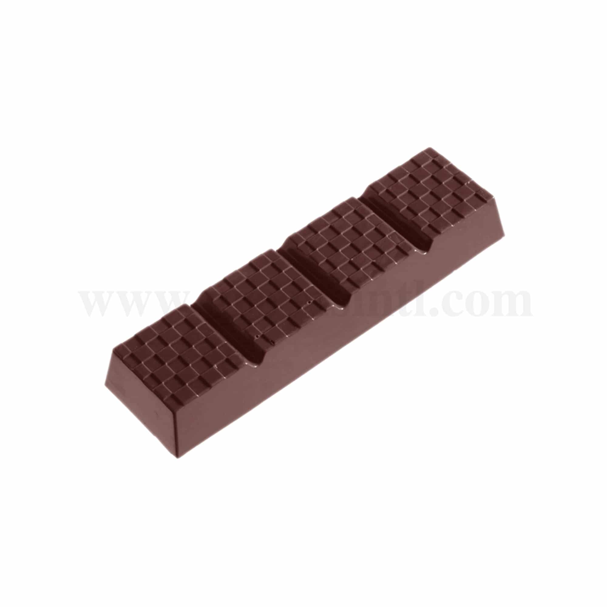 CHOCOLATE WORLD Chocolate Mould Bar Block 128 x 35 x h 17mm