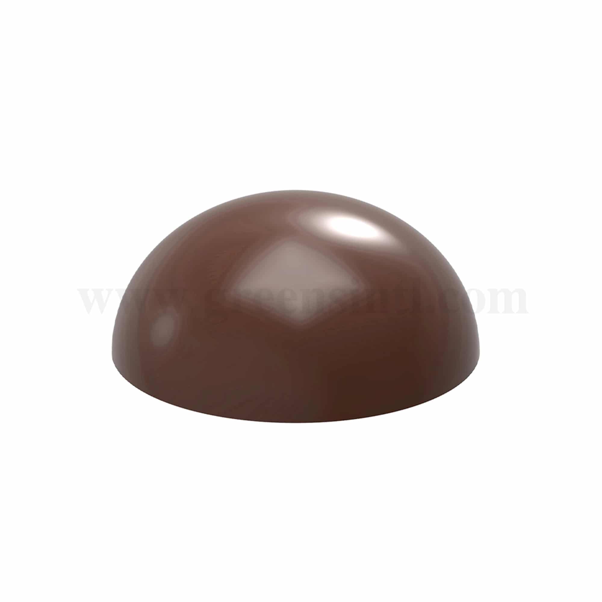 CHOCOLATE WORLD Chocolate Mould Dome 50 x 50 x h 21.5 mm