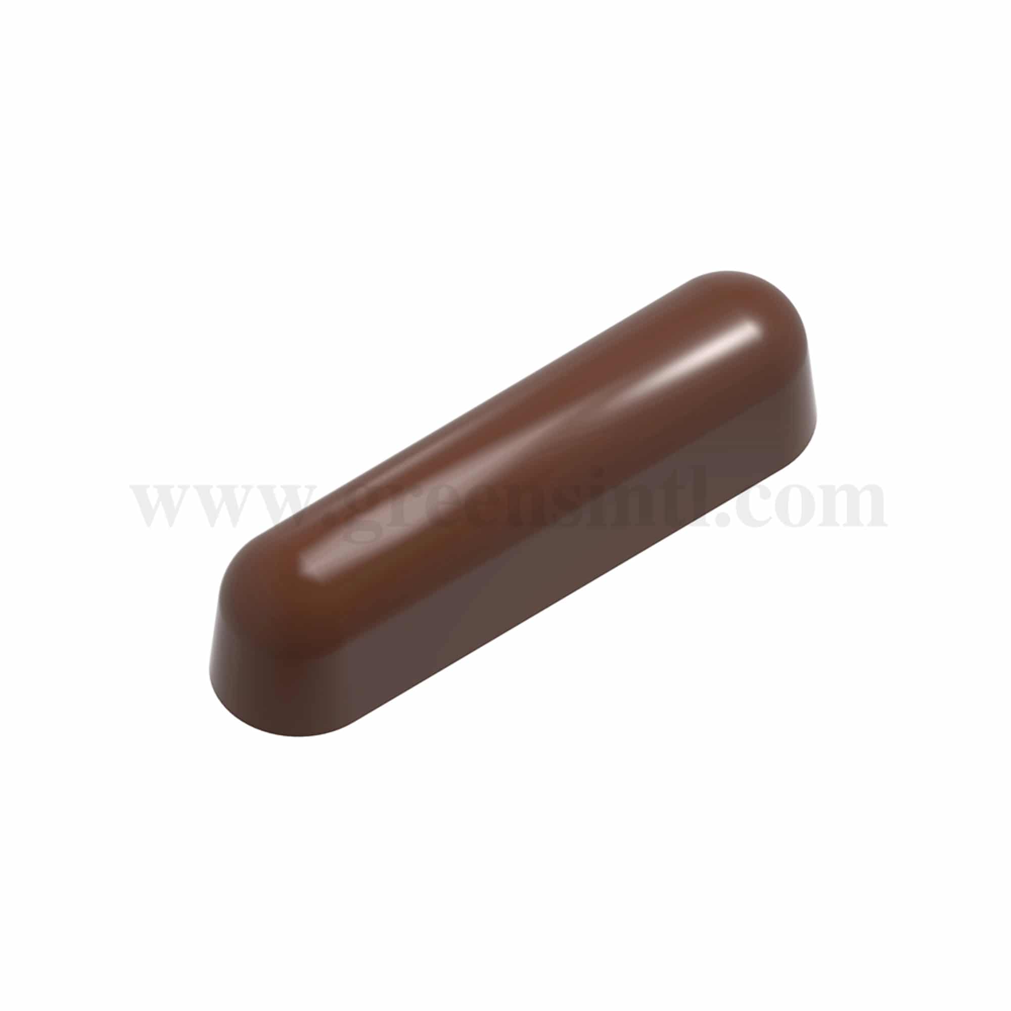 CHOCOLATE WORLD Chocolate Mould Éclair Snack Bar-Carole Bertuccio 78.5 x 19 x h 20 mm