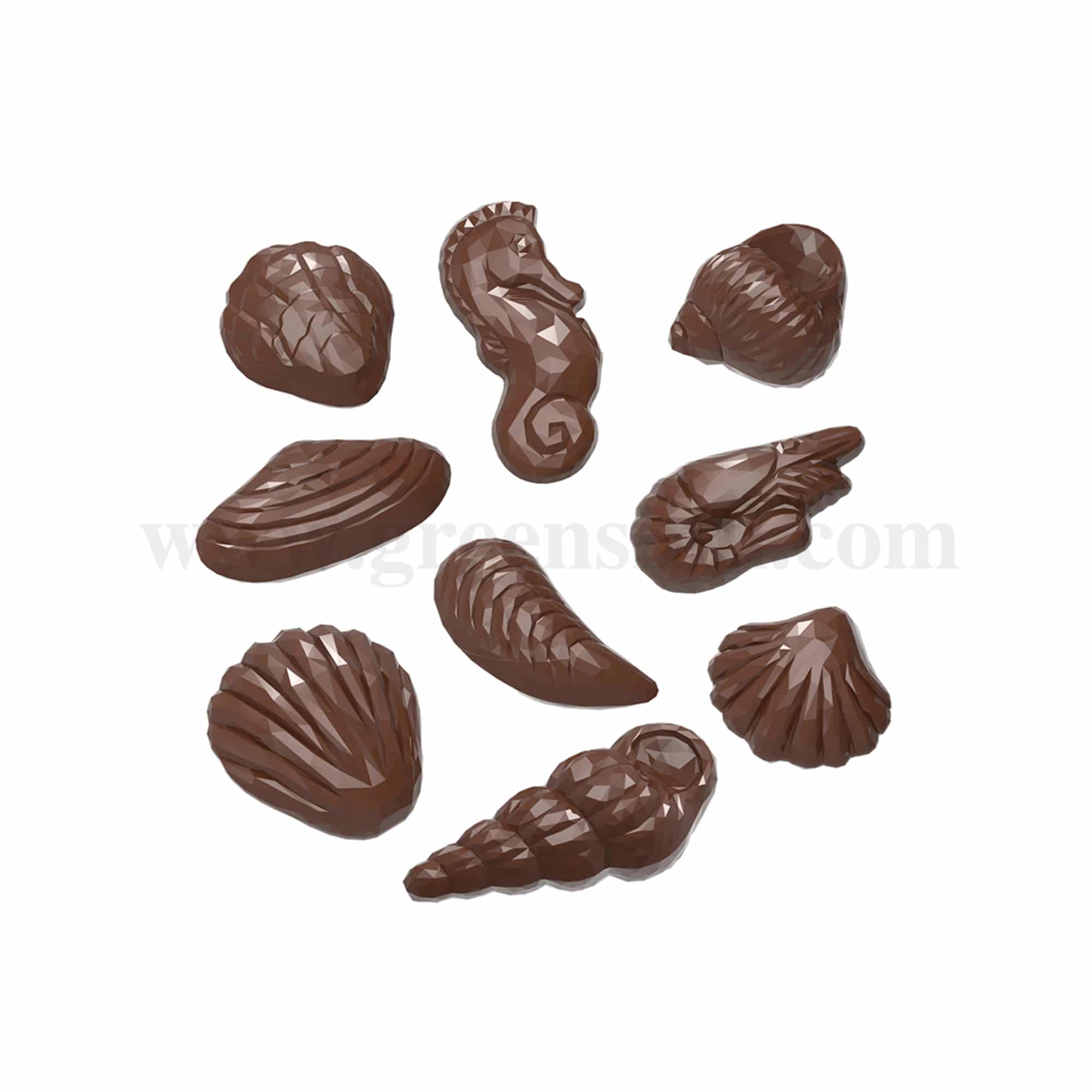 CHOCOLATE WORLD Chocolate Mould Diamonds of Sea