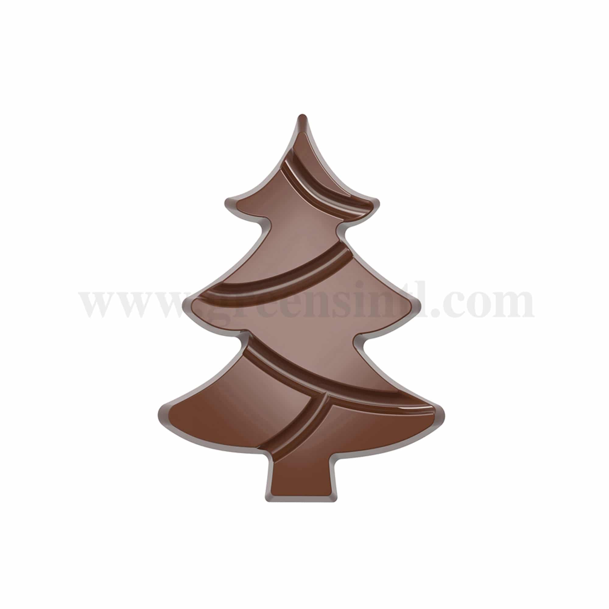 CHOCOLATE WORLD Chocolate Mould Tablet Christmas Tree 97 x 72.5 x h 10mm