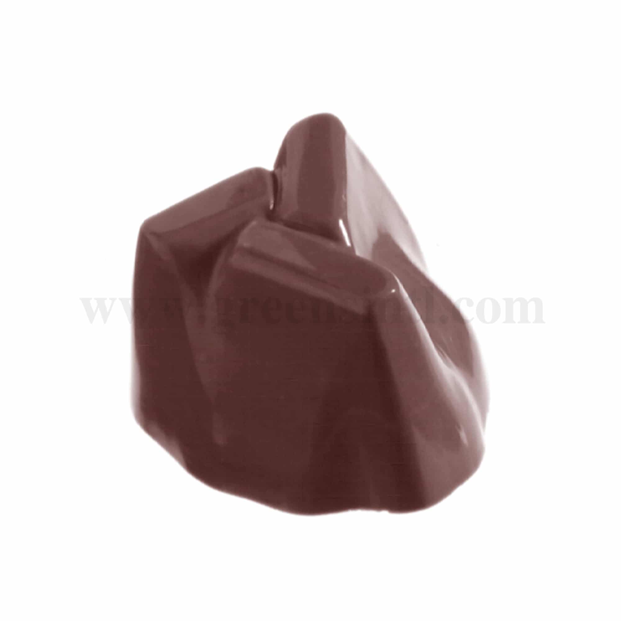CHOCOLATE WORLD Chocolate Mould Trois Nougat 32 x 32 x h 21 mm