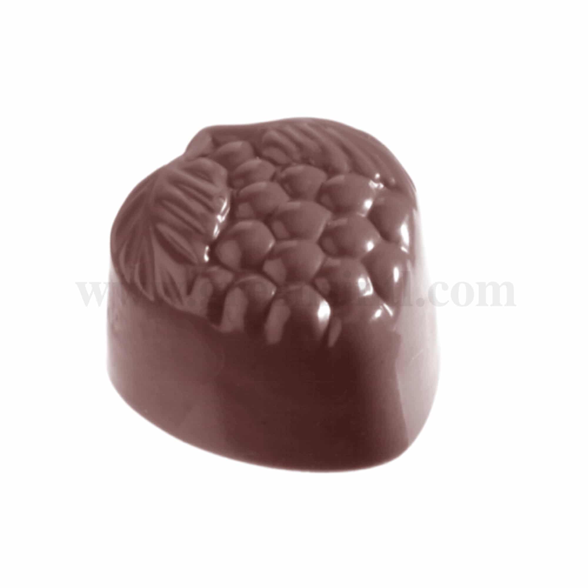 CHOCOLATE WORLD Chocolate Mould Raspberry 30 x 27 x h 18 mm