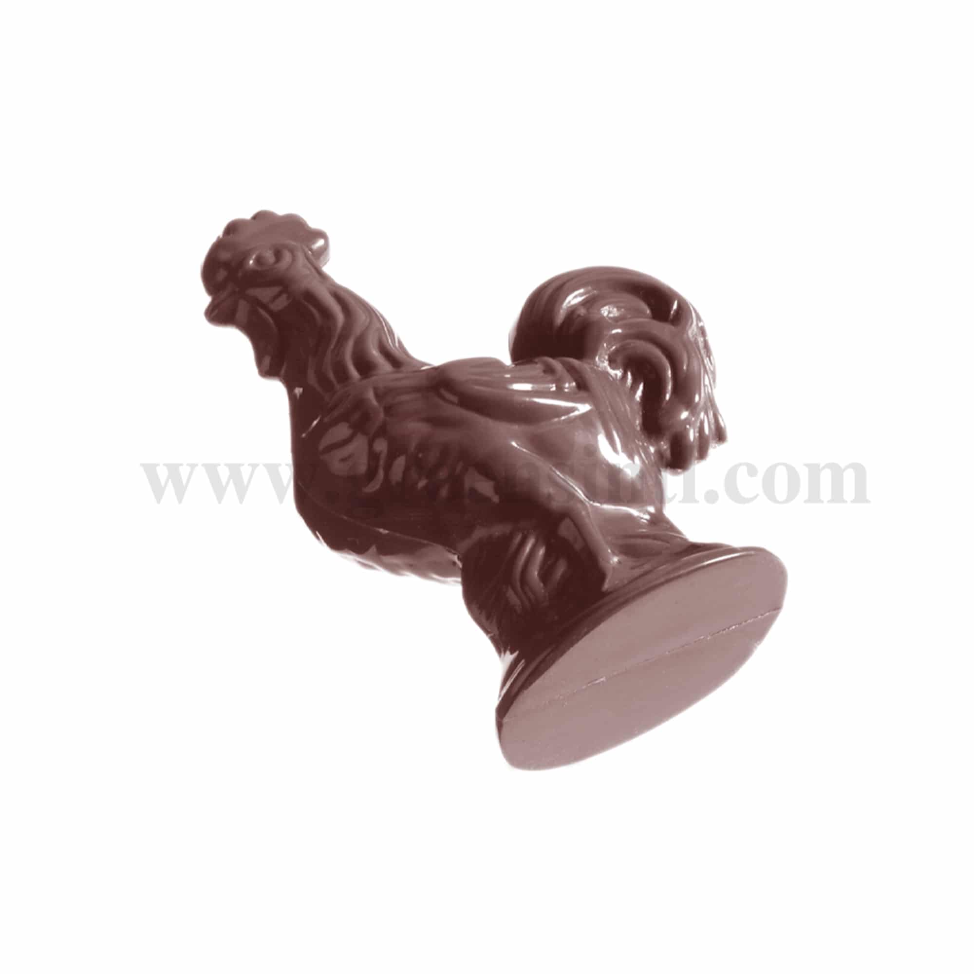 CHOCOLATE WORLD Chocolate Mould Rooster Upright 93 x 72 x h 20 mm