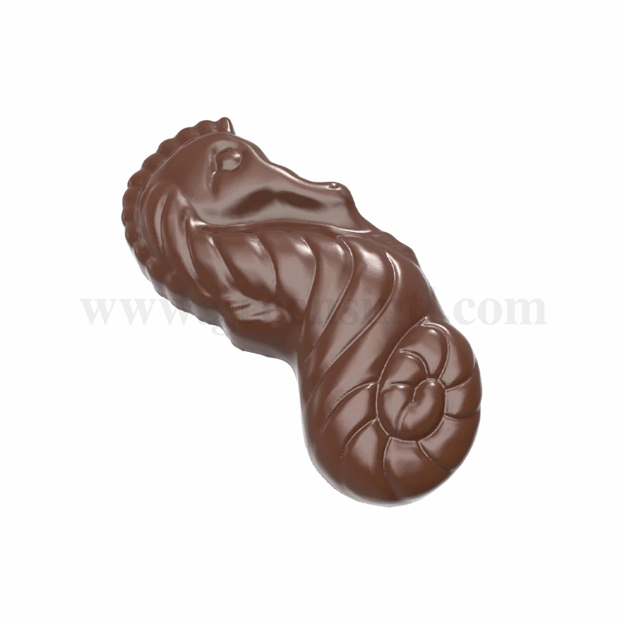 CHOCOLATE WORLD Chocolate Mould Seahorse 55 x 22 x h 7mm