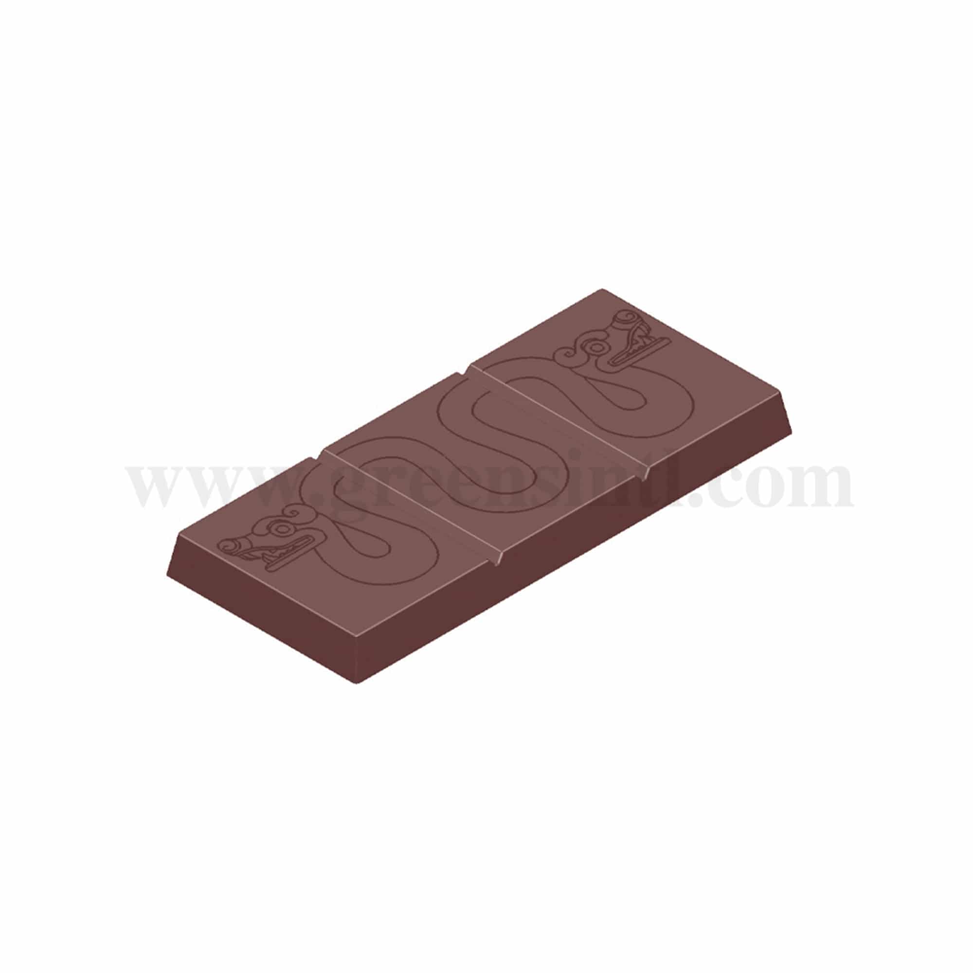 CHOCOLATE WORLD Chocolate Mould Maya Snake 117 x 48 x h 5mm