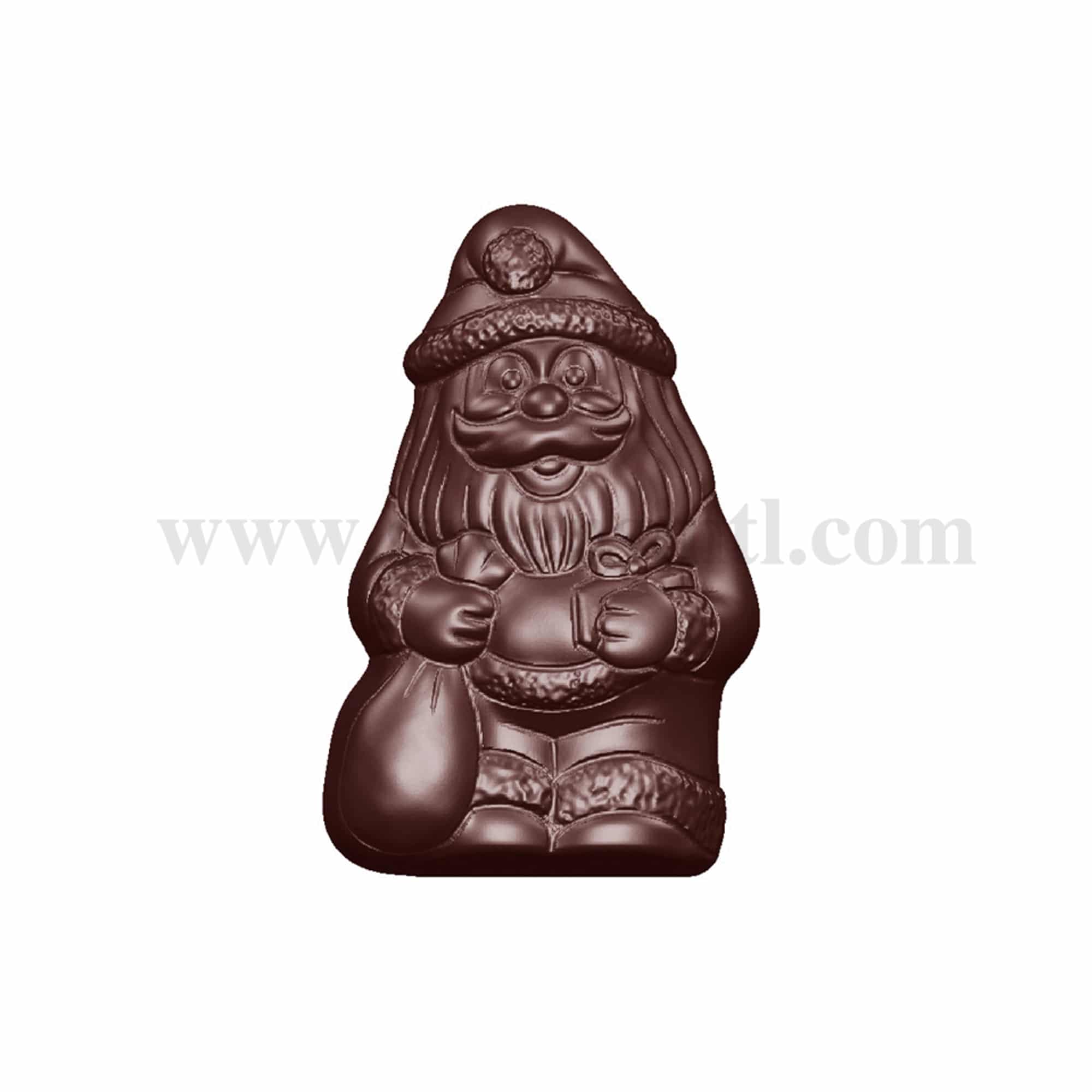 CHOCOLATE WORLD Chocolate Mould Santa Claus 53.5 x 34 x h 10mm