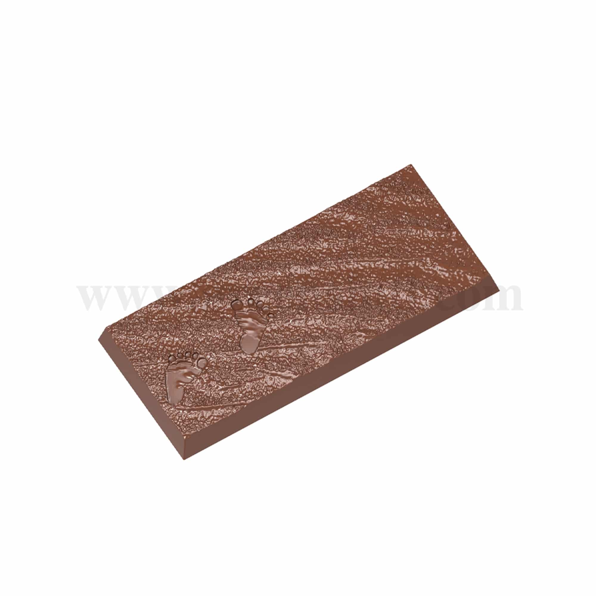 CHOCOLATE WORLD Chocolate Mould Baby Foot Step 118 x 53 x h 9.5mm