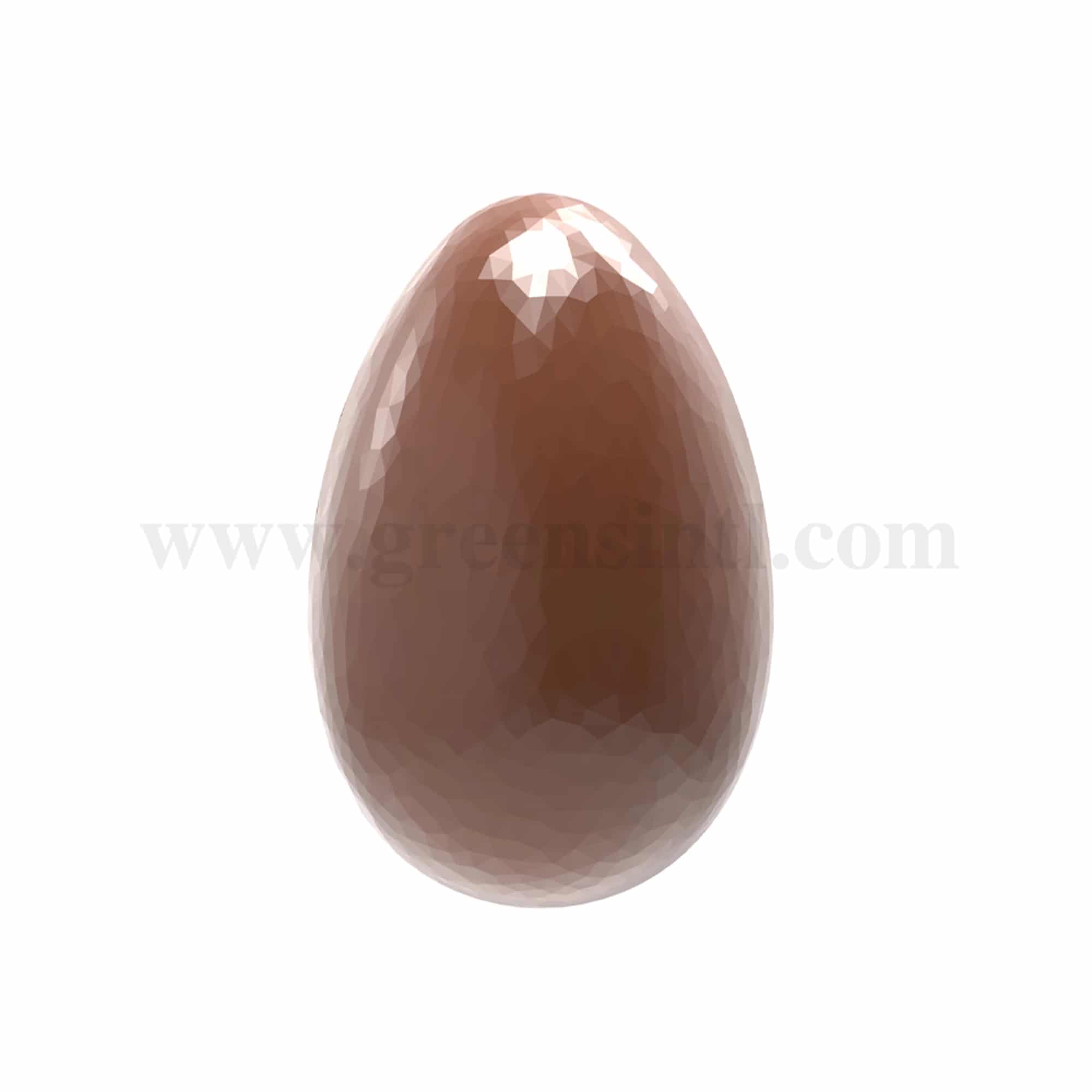 CHOCOLATE WORLD Chocolate Mould Egg Facet 86.5 x 56 x h 30 mm