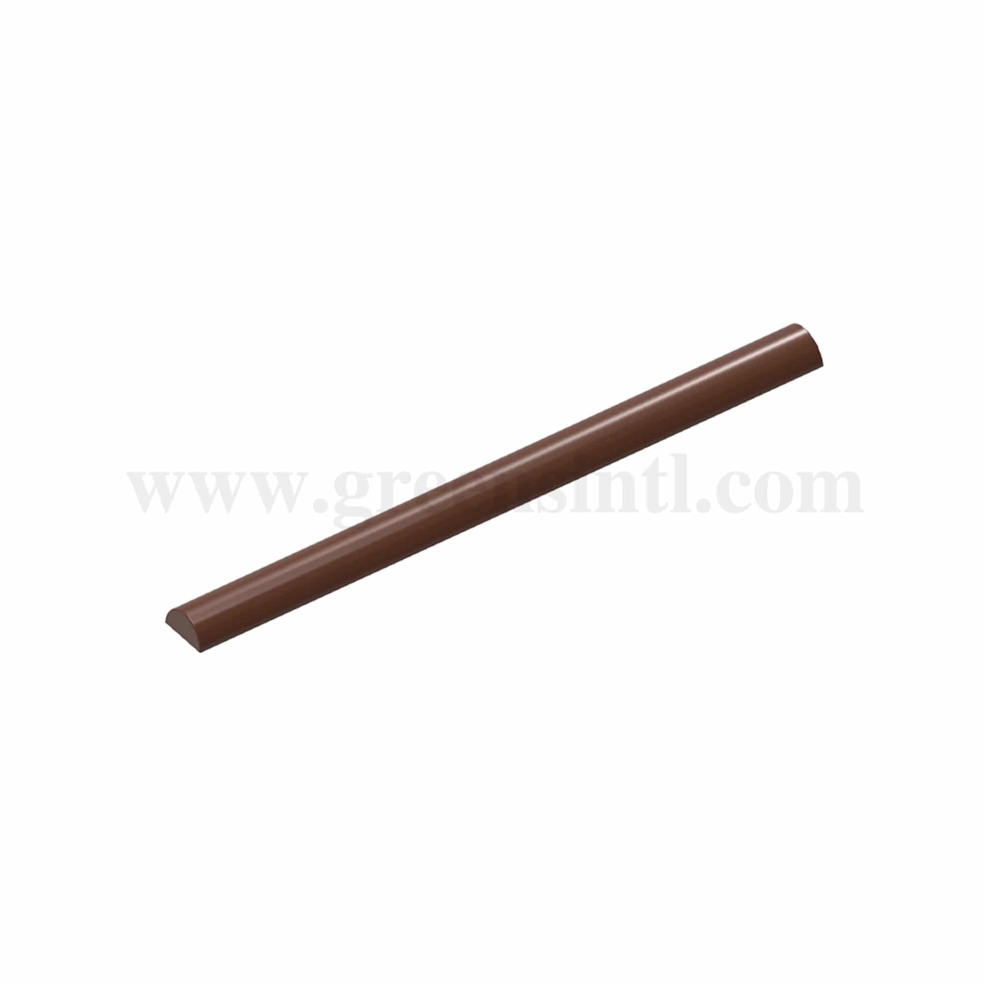 CHOCOLATE WORLD Chocolate Mould Round Bar 120 x 9.5 x h 5mm