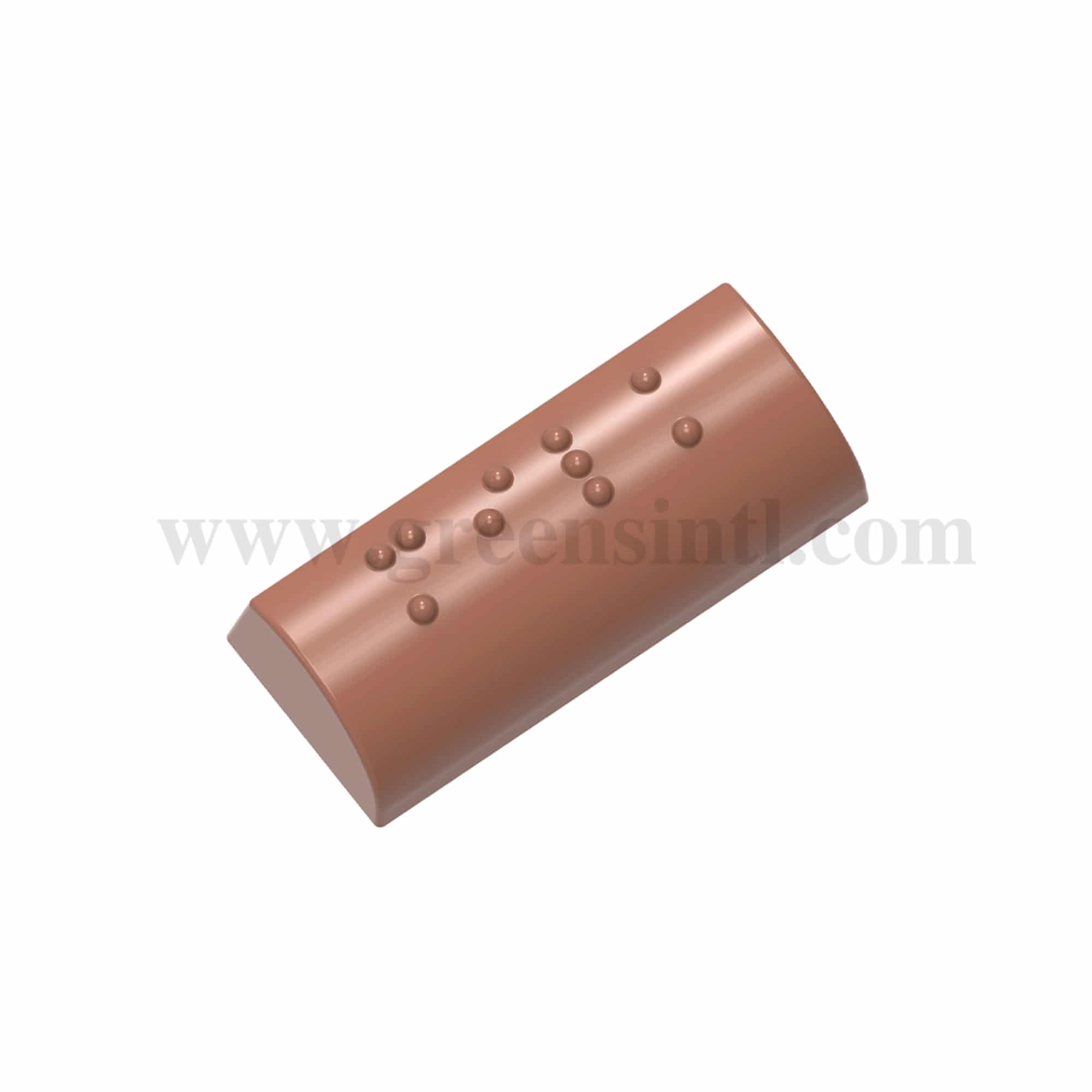 CHOCOLATE WORLD Chocolate Mould Brailee Milk 49.5 x 21 x h 12.5 mm