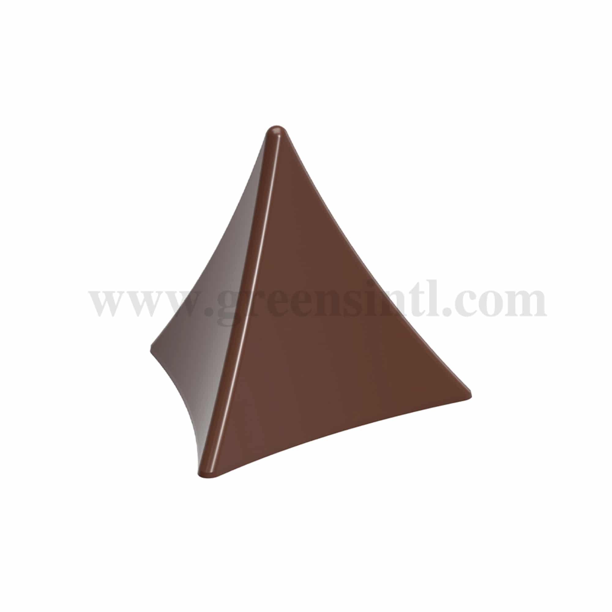 CHOCOLATE WORLD Chocolate Mould Pyramid-Frank Haasnoot 35 x 30.5 x h 31 mm