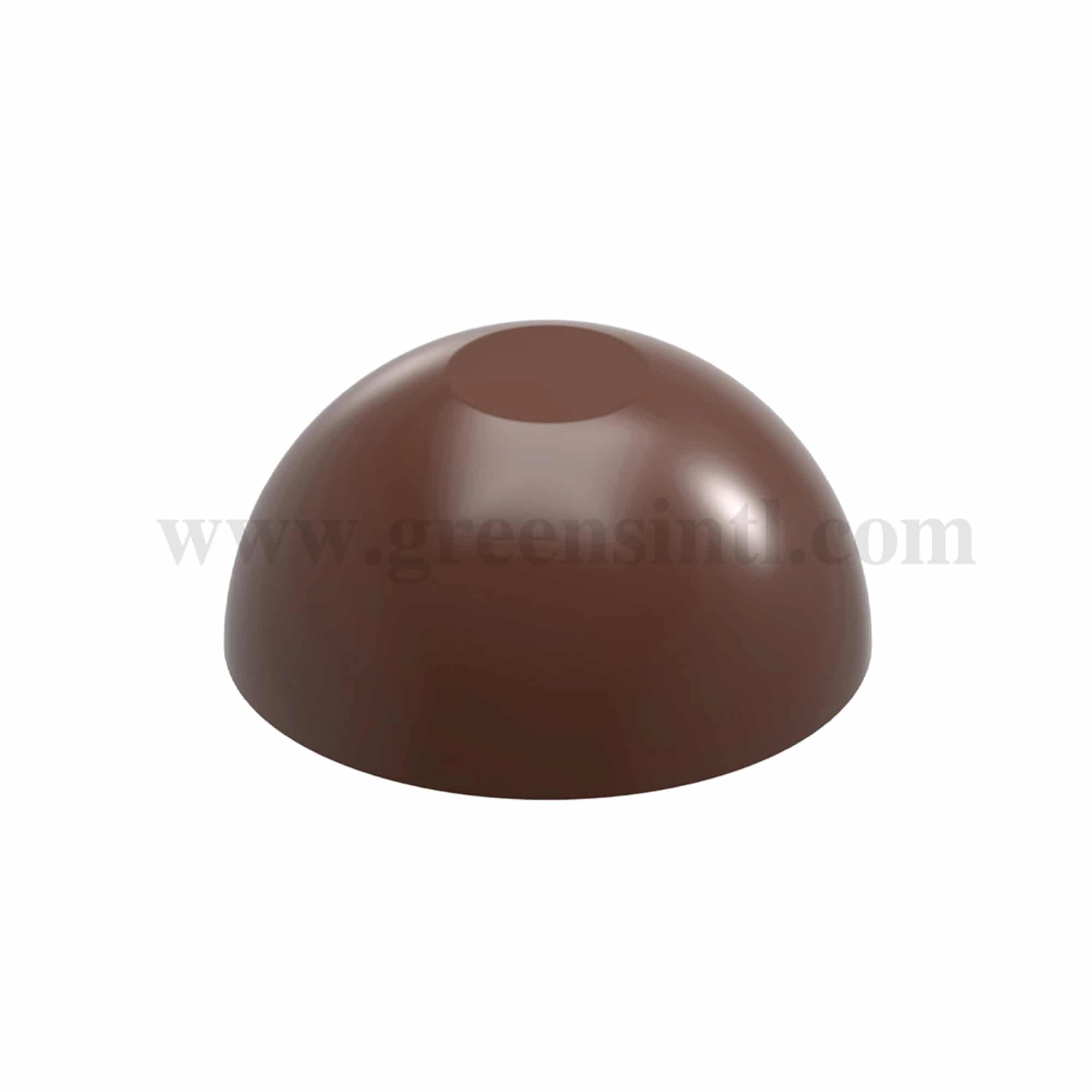 CHOCOLATE WORLD Chocolate Mould Ball Flattened 27 x 27 x h 13 mm