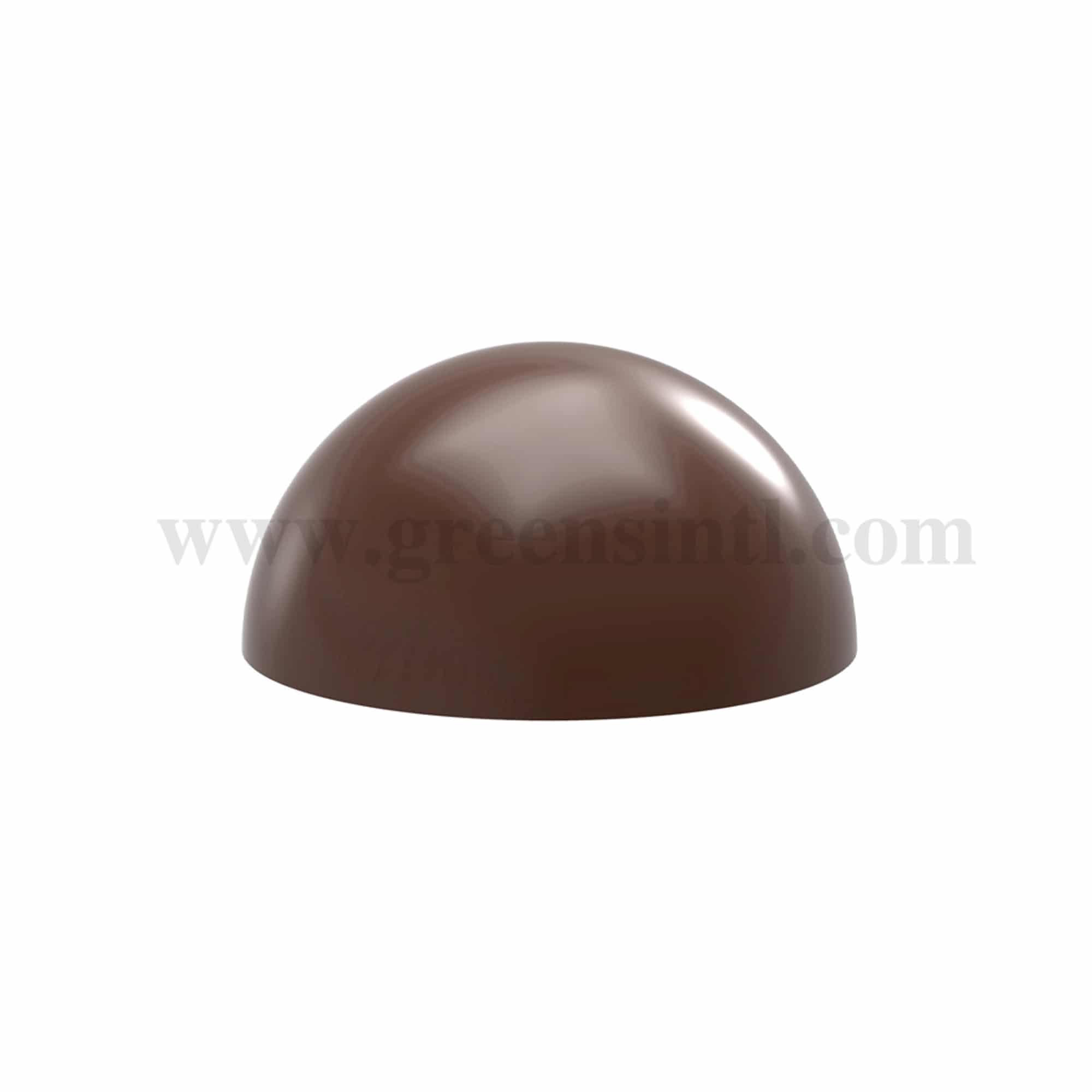 CHOCOLATE WORLD Chocolate Mould Half Sphere 38 x 38 x h 19 mm