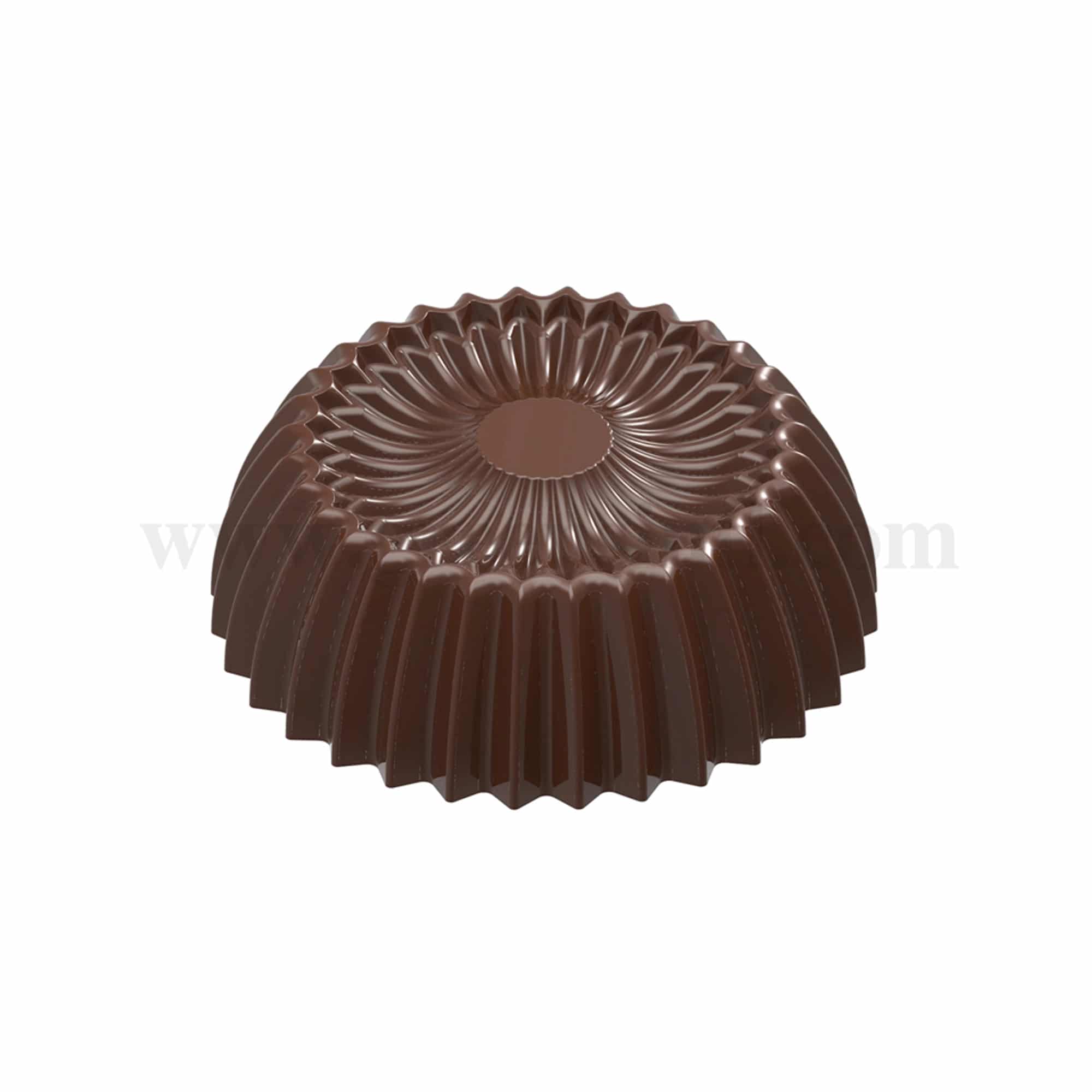 CHOCOLATE WORLD Chocolate Mould Pleated and Flattened 30.5 x 30.5 x h 10mm