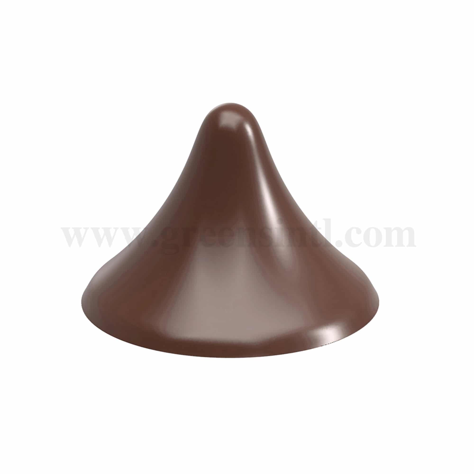 CHOCOLATE WORLD Chocolate Mould Praline Cone-Frank Haasnoot 34.5 x 34.5 x h 25 mm
