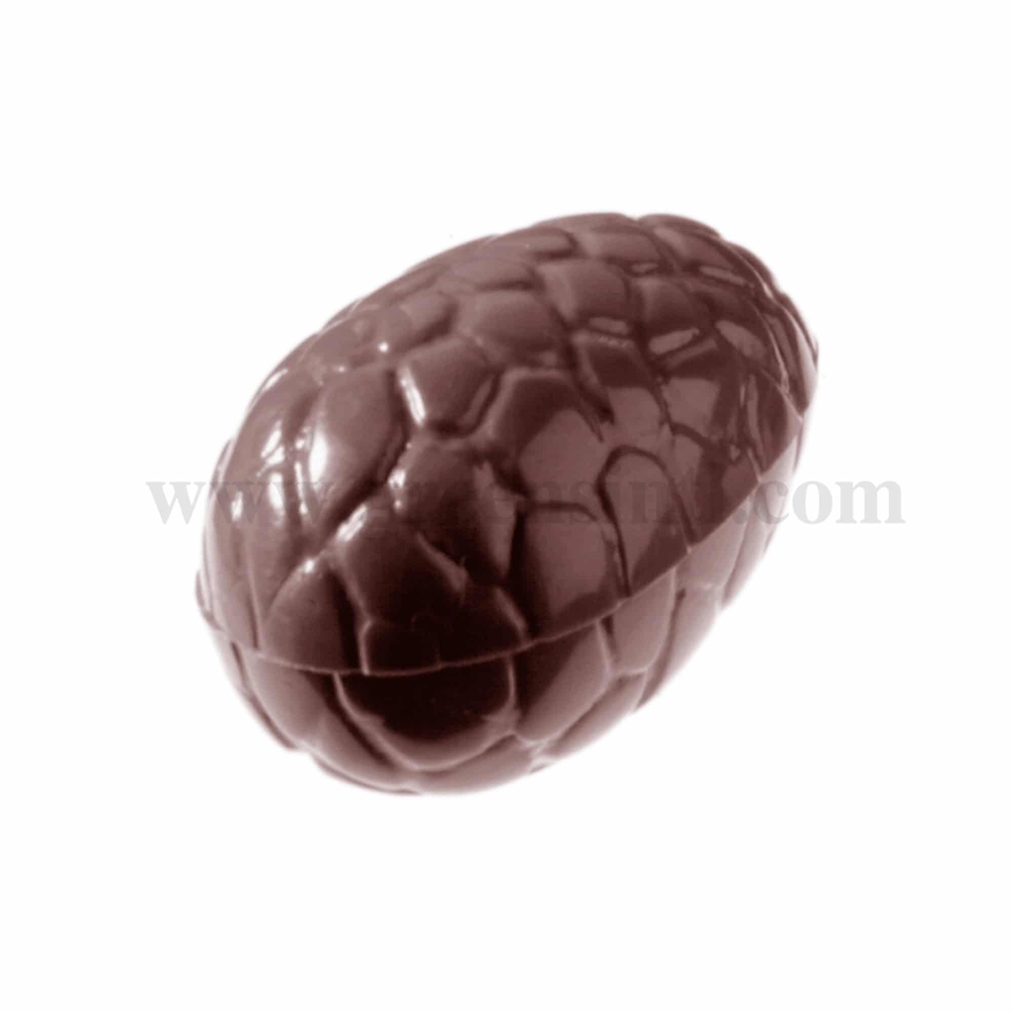 CHOCOLATE WORLD Chocolate Mould Crocodile Egg 36 x 23 x h 11 mm