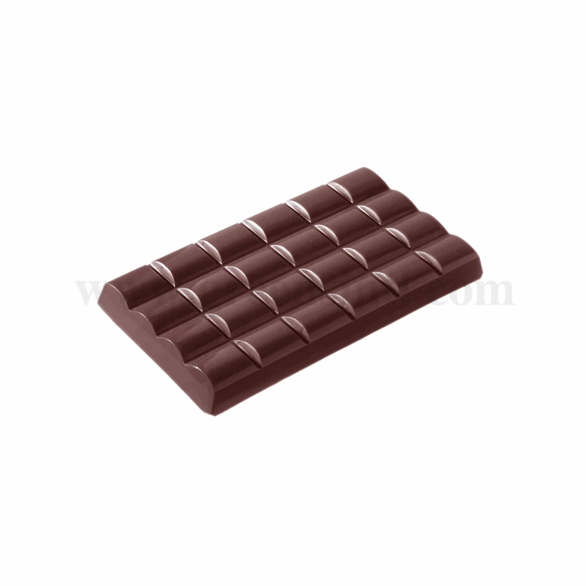 CHOCOLATE WORLD Chocolate Mould Tablet Wavy 123 x 66 x h 12 mm