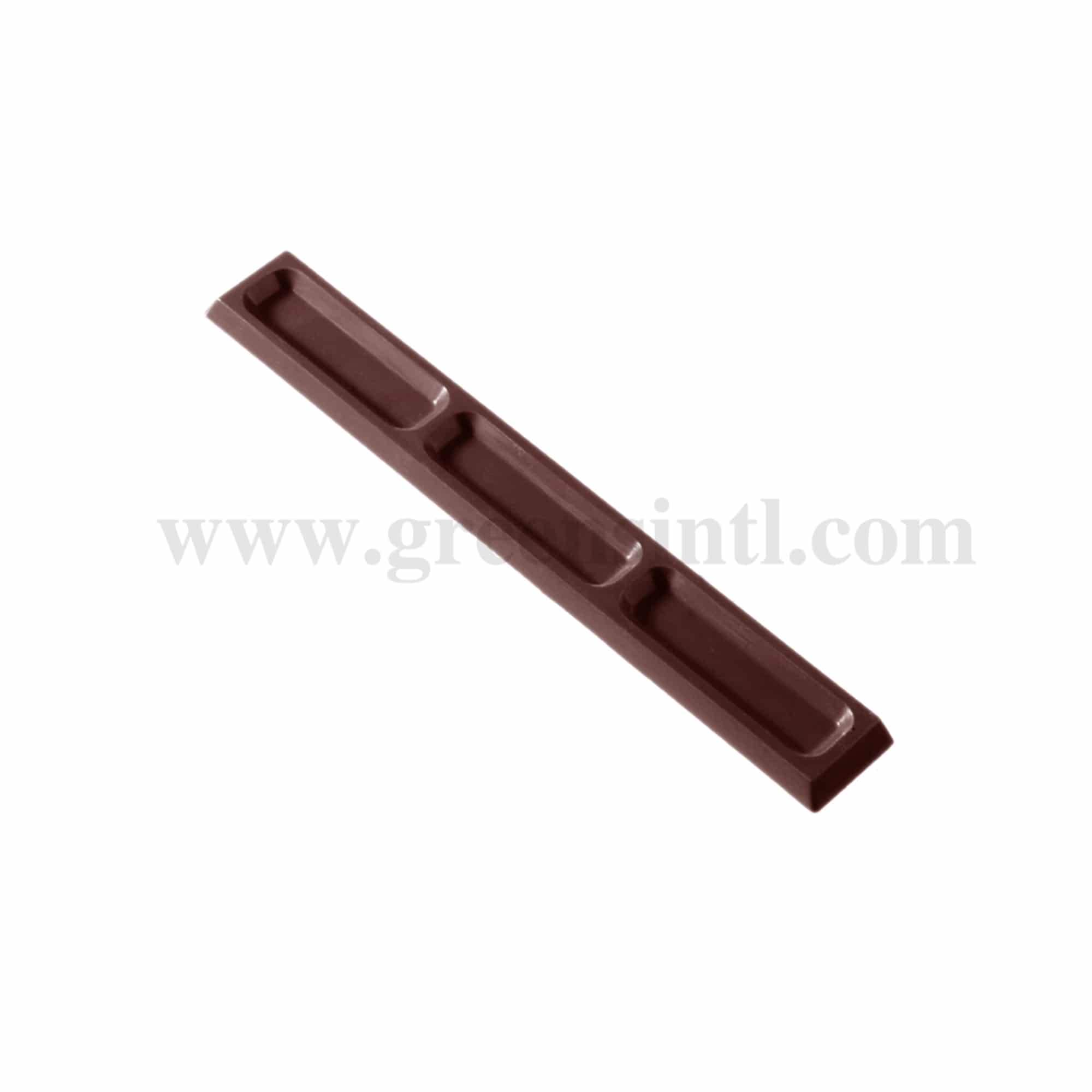 CHOCOLATE WORLD Chocolate Mould Bar Long Narrow 139 x 18 x h 5mm