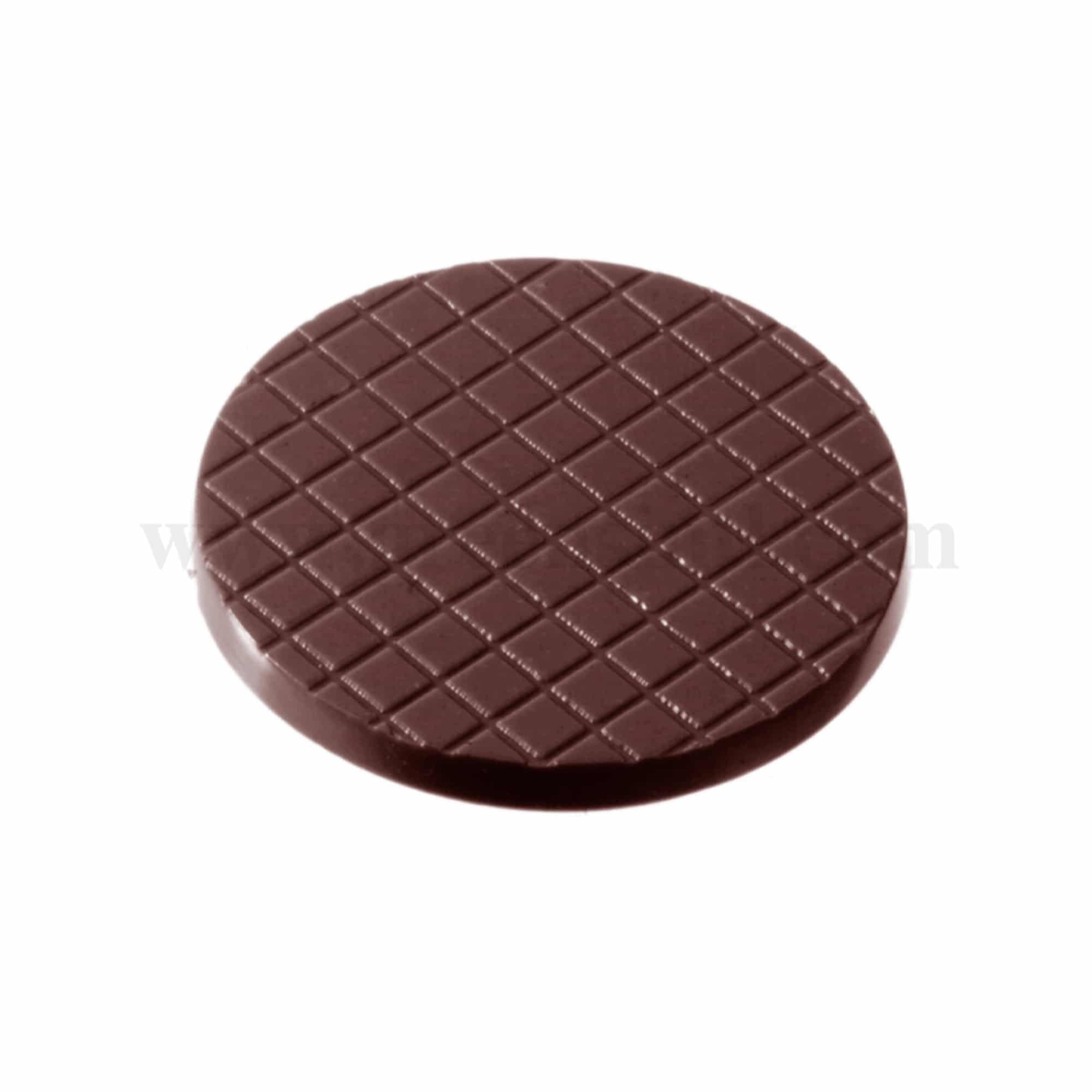 CHOCOLATE WORLD Chocolate Mould Roundel 39 x 39 x h 3mm