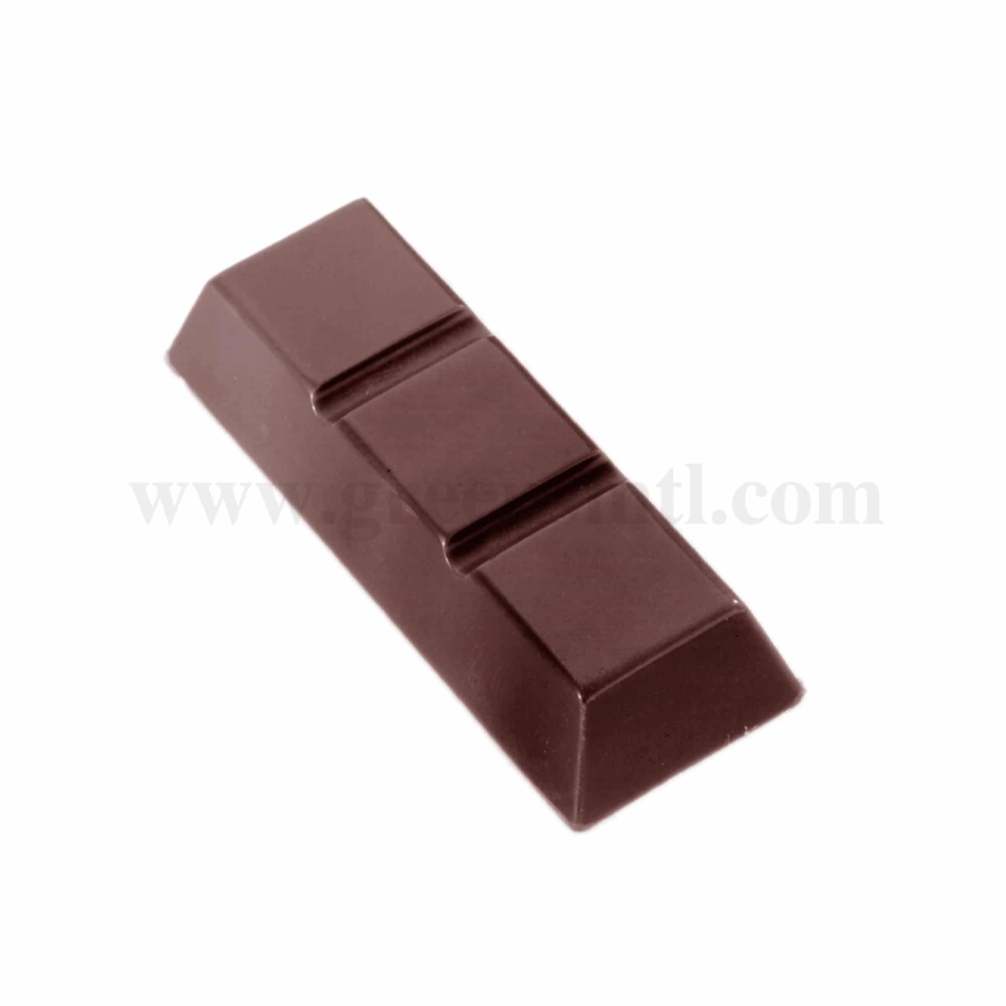 CHOCOLATE WORLD Chocolate Mould Bar 63 x 23 x h 12 mm