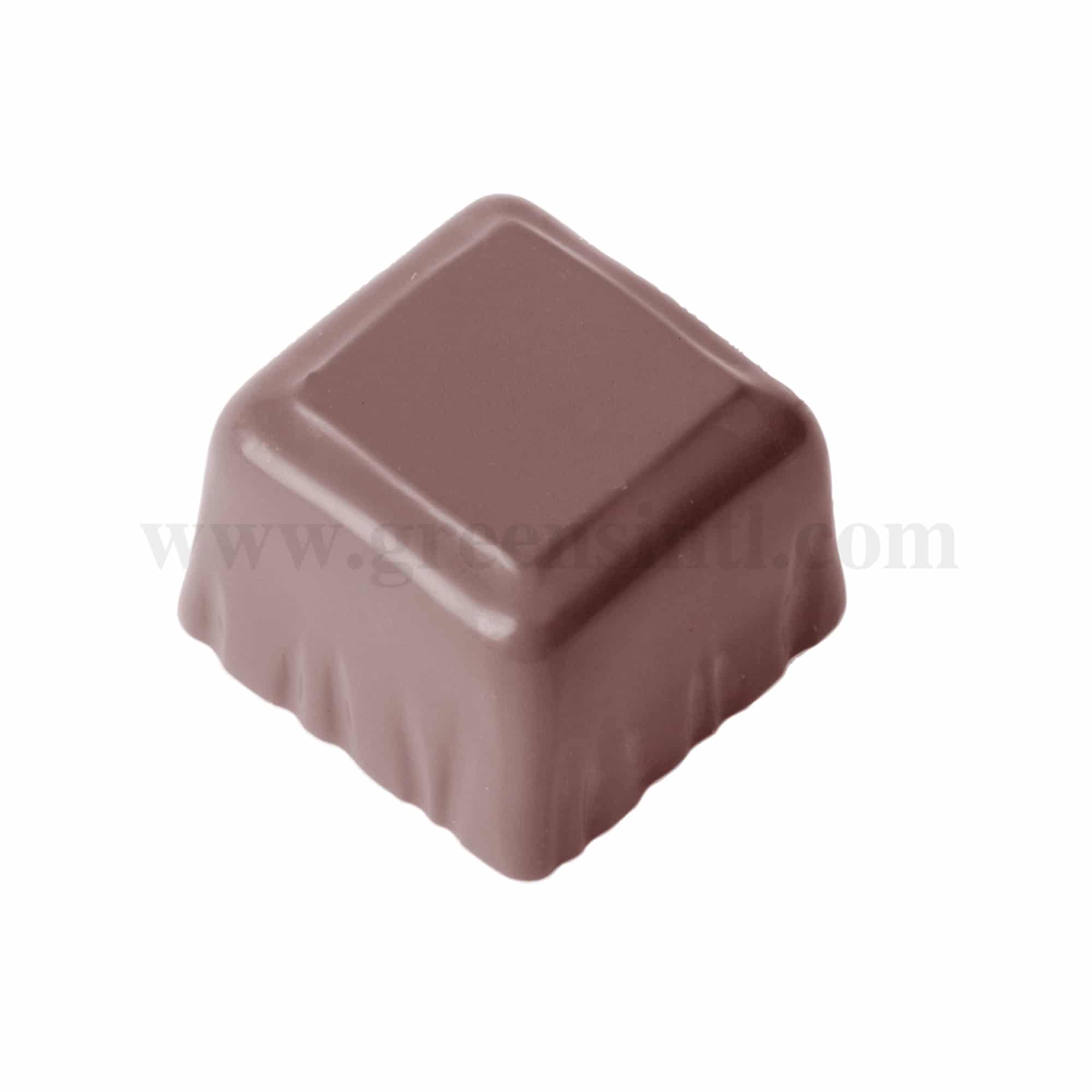 CHOCOLATE WORLD Chocolate Mould Couvette Square 45 x 45 x h 33 mm