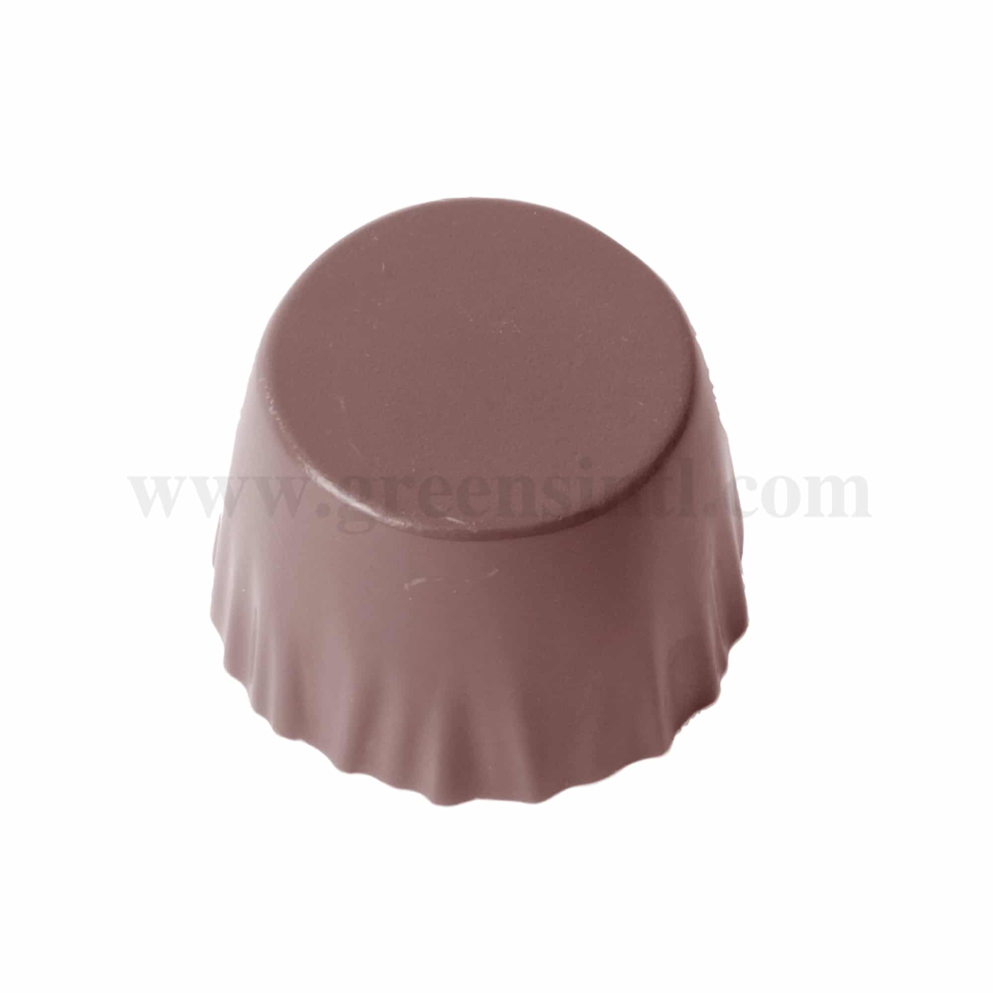CHOCOLATE WORLD Chocolate Mould Couvette Round 48 x 48 x h 31 mm