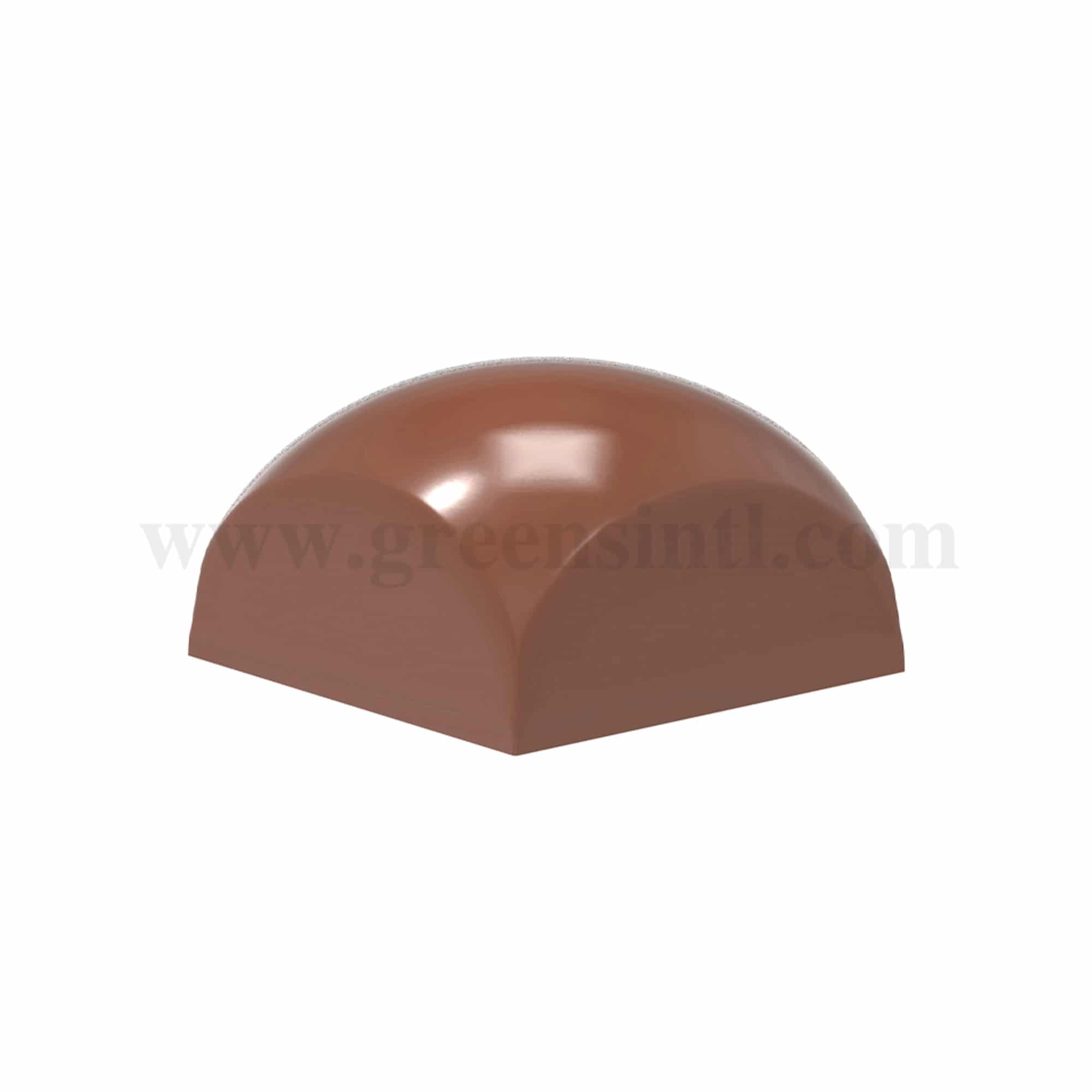 CHOCOLATE WORLD Chocolate Mould Square Sphere-Alexandre Bourdeaux 25.5 x 25.5 x h 15 mm