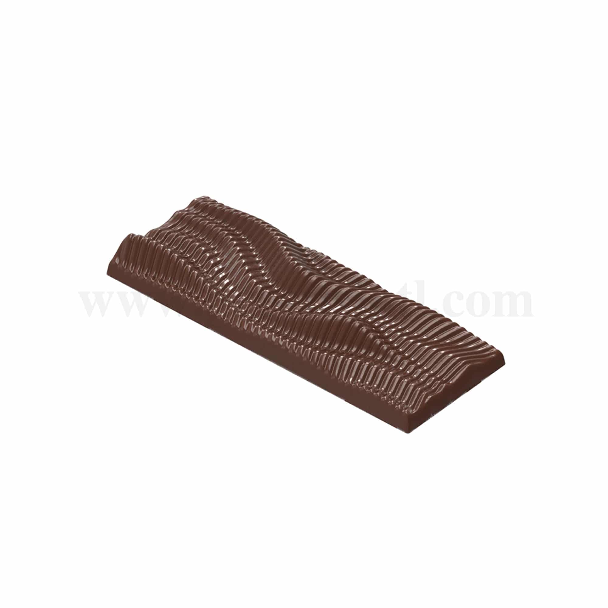 CHOCOLATE WORLD Chocolate Mould Tablet Wind Waves-Seb Petterson 150 x 56.5 x h 15 mm