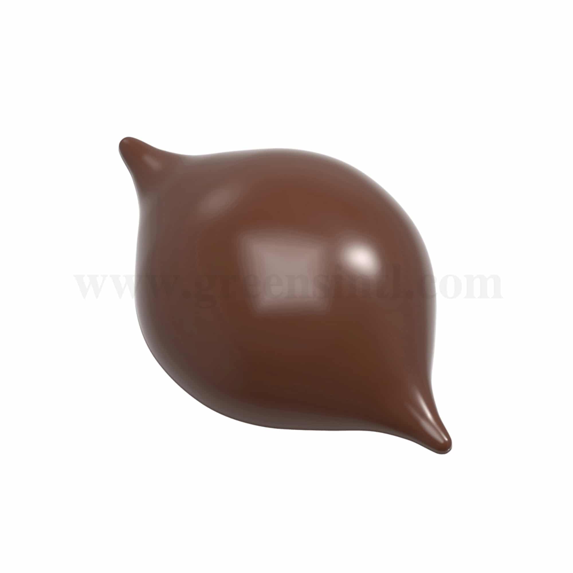 CHOCOLATE WORLD Chocolate Mould Curve Large-Frank Haasnoot 109 x 71.5 x h 35 mm