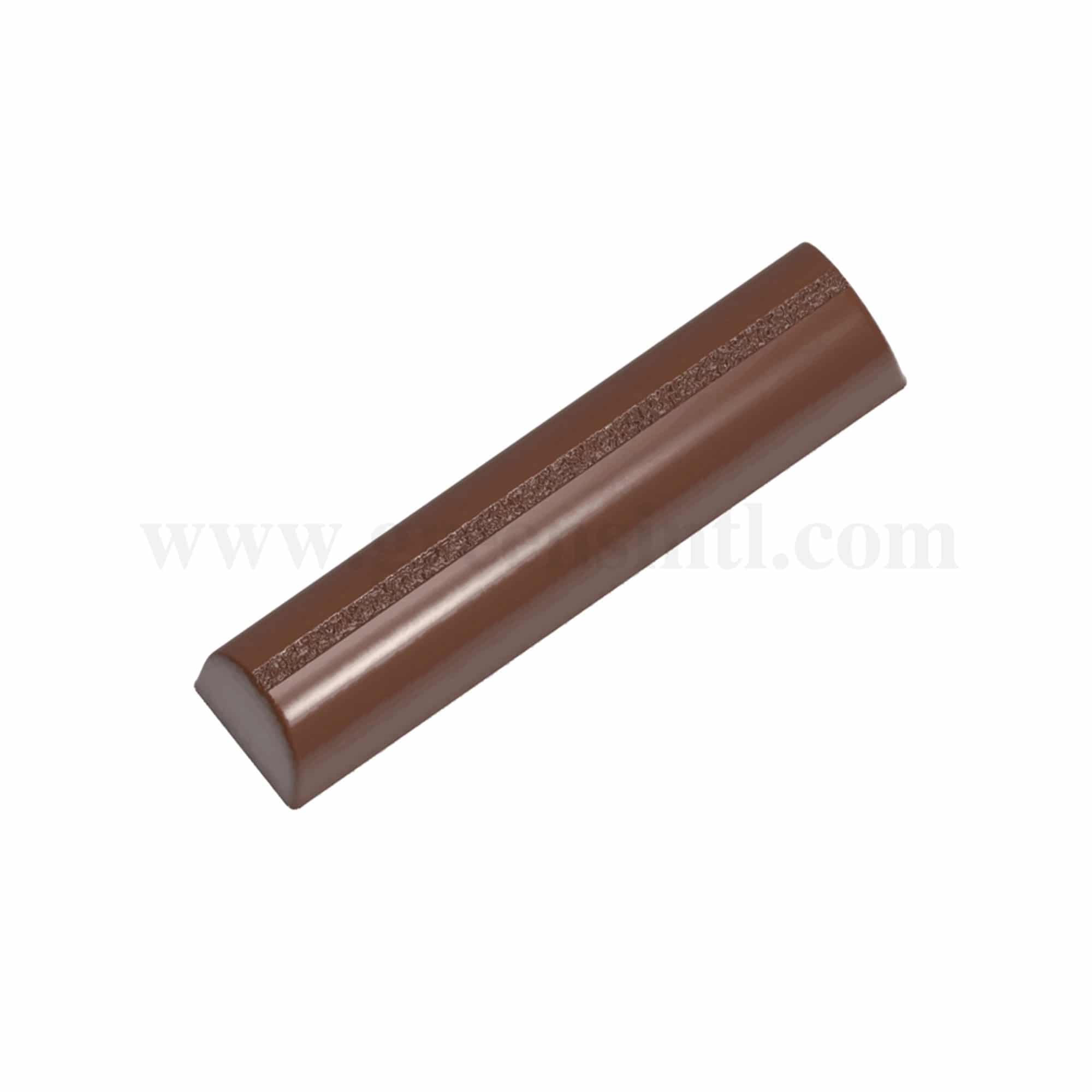 CHOCOLATE WORLD Chocolate Mould Twisted Thing Bar 80 x 18 x h 16mm