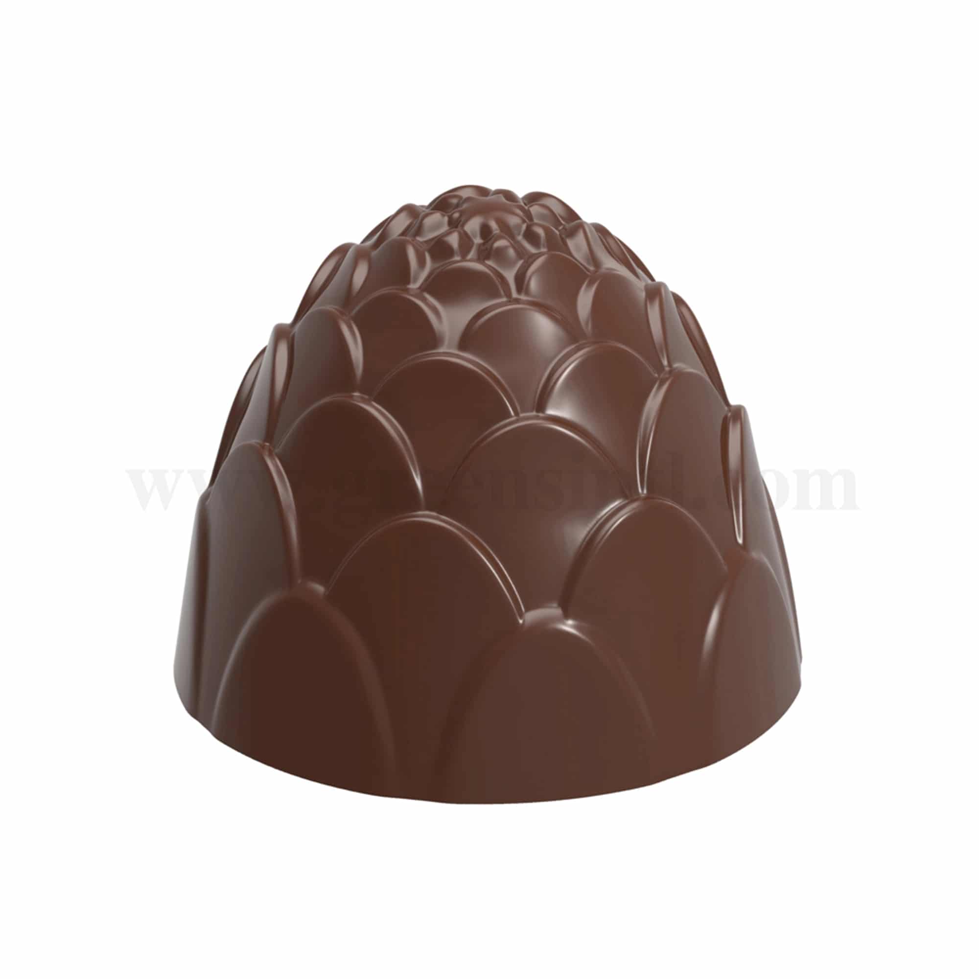 CHOCOLATE WORLD Chocolate Mould Pine Cone 28 x 28 x h 23 mm