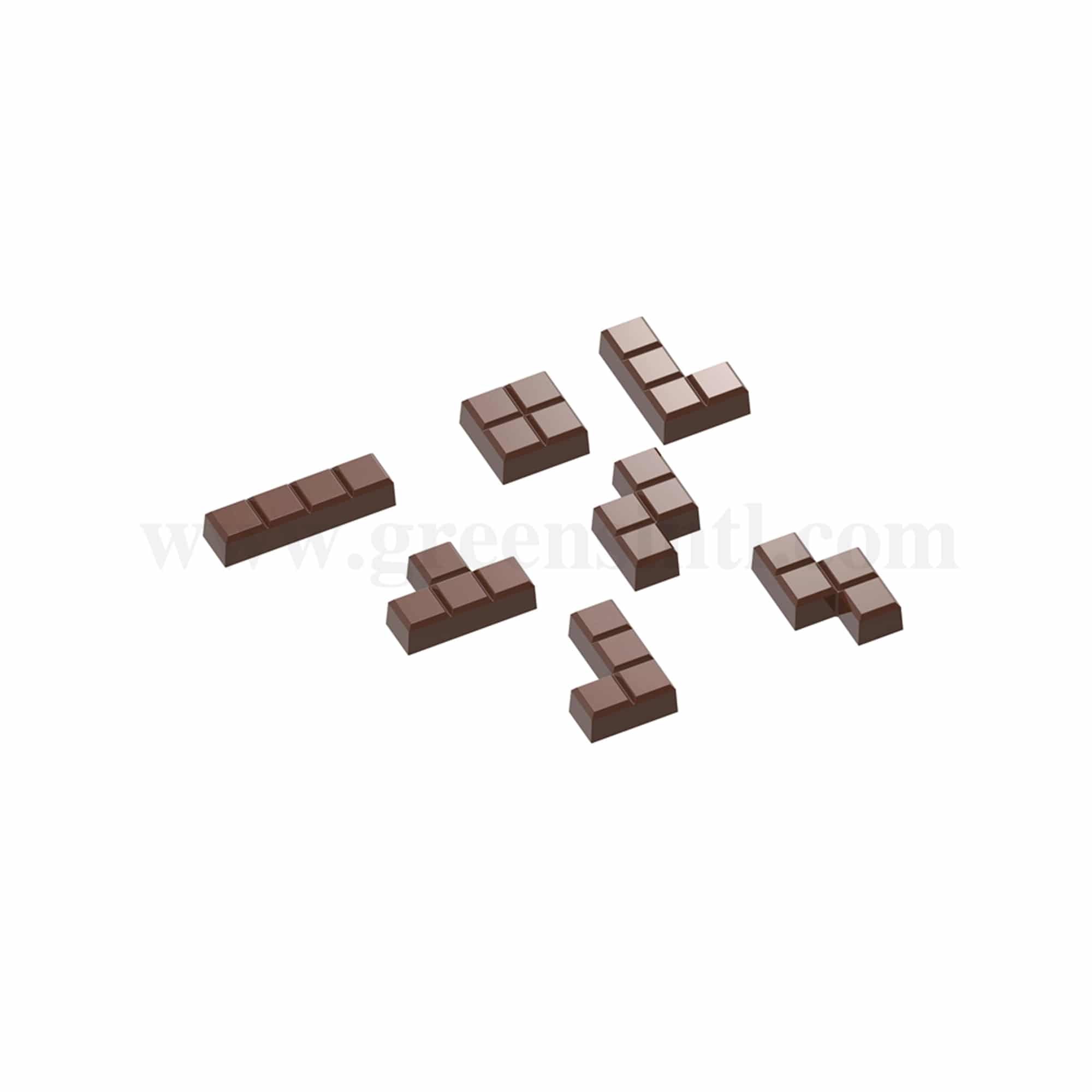 CHOCOLATE WORLD Chocolate Mould Tetris