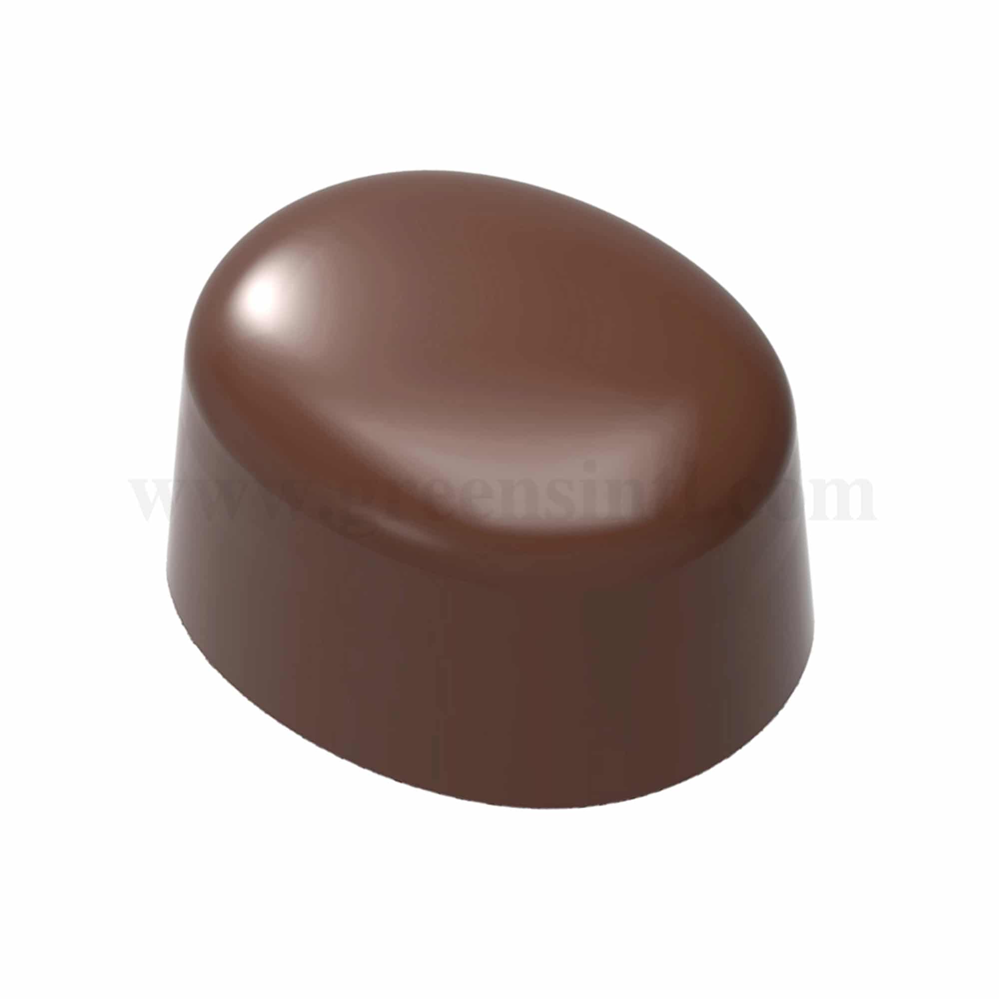 CHOCOLATE WORLD Chocolate Mould Dome Oval 30 x 25 x h 17.5 mm