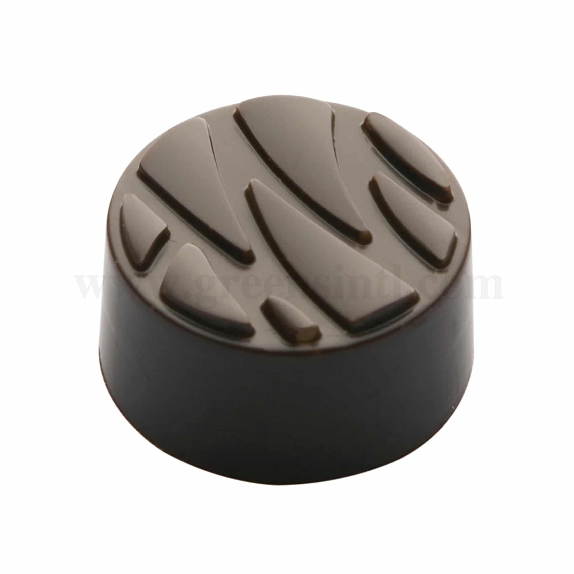 CHOCOLATE WORLD Chocolate Mould Round Relief 28 x 28 x h 14 mm
