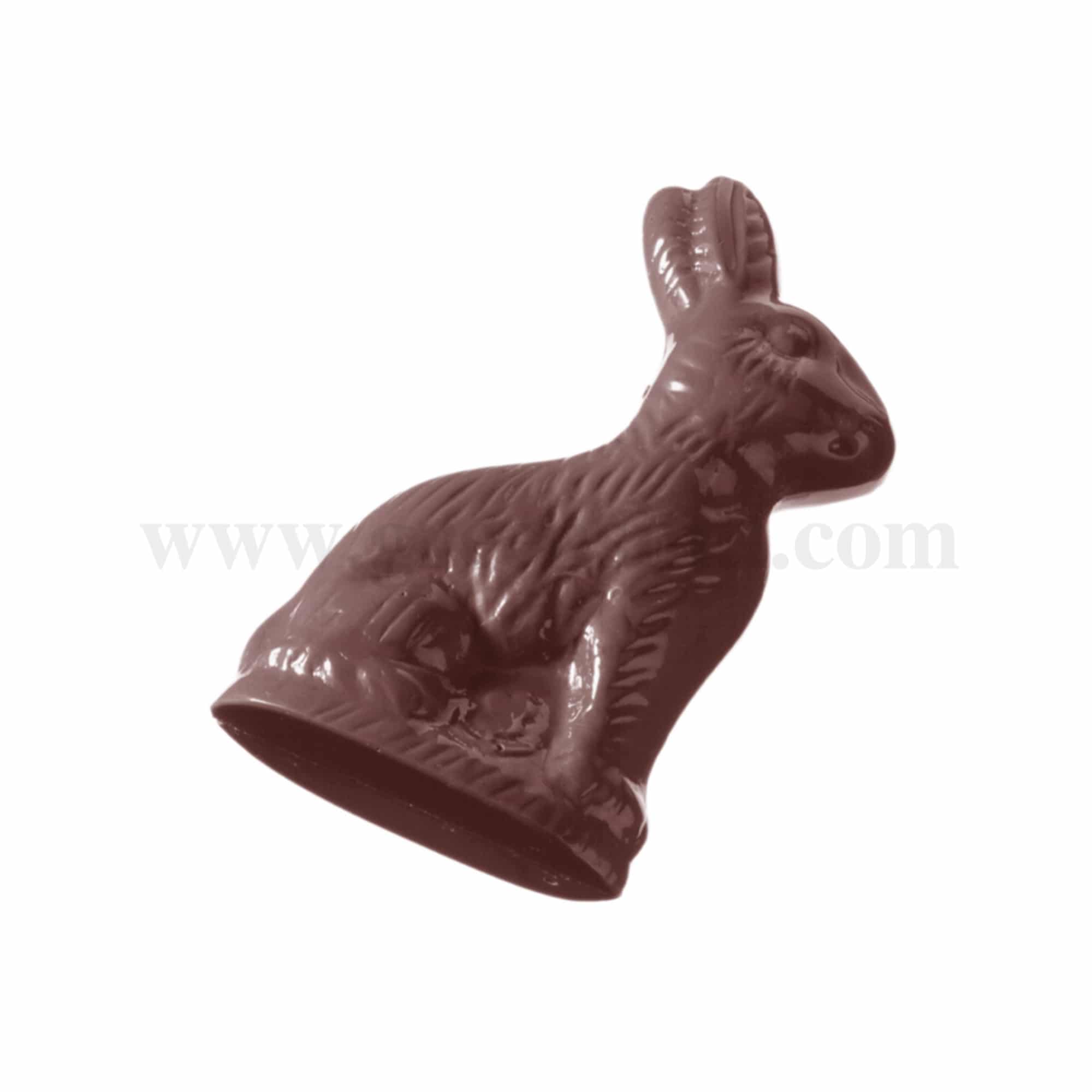 CHOCOLATE WORLD Chocolate Mould Rabbit Sitting 110 x 64 x h 13 mm