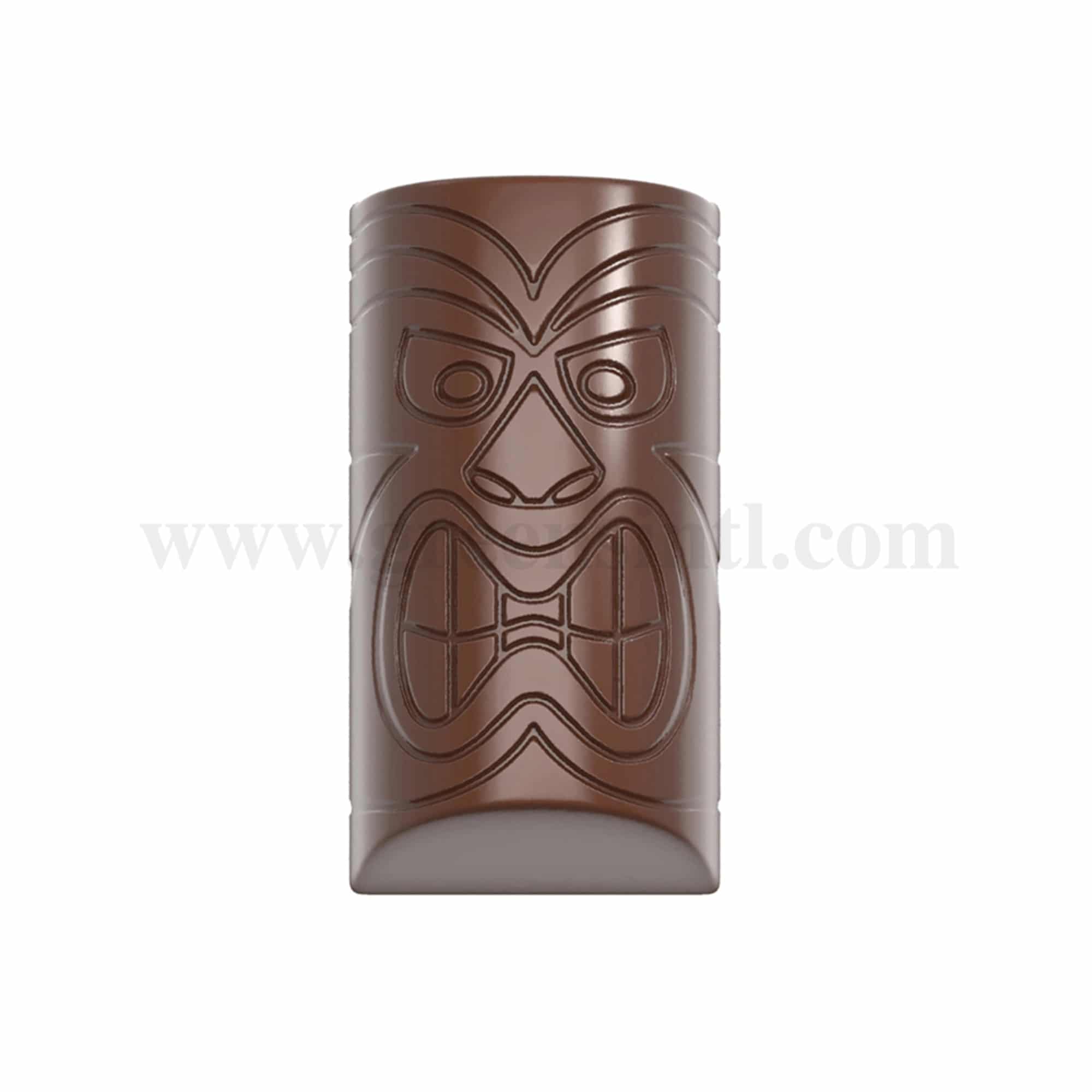 CHOCOLATE WORLD Chocolate Mould Tiki Mask 36 x 19 x h 17 mm