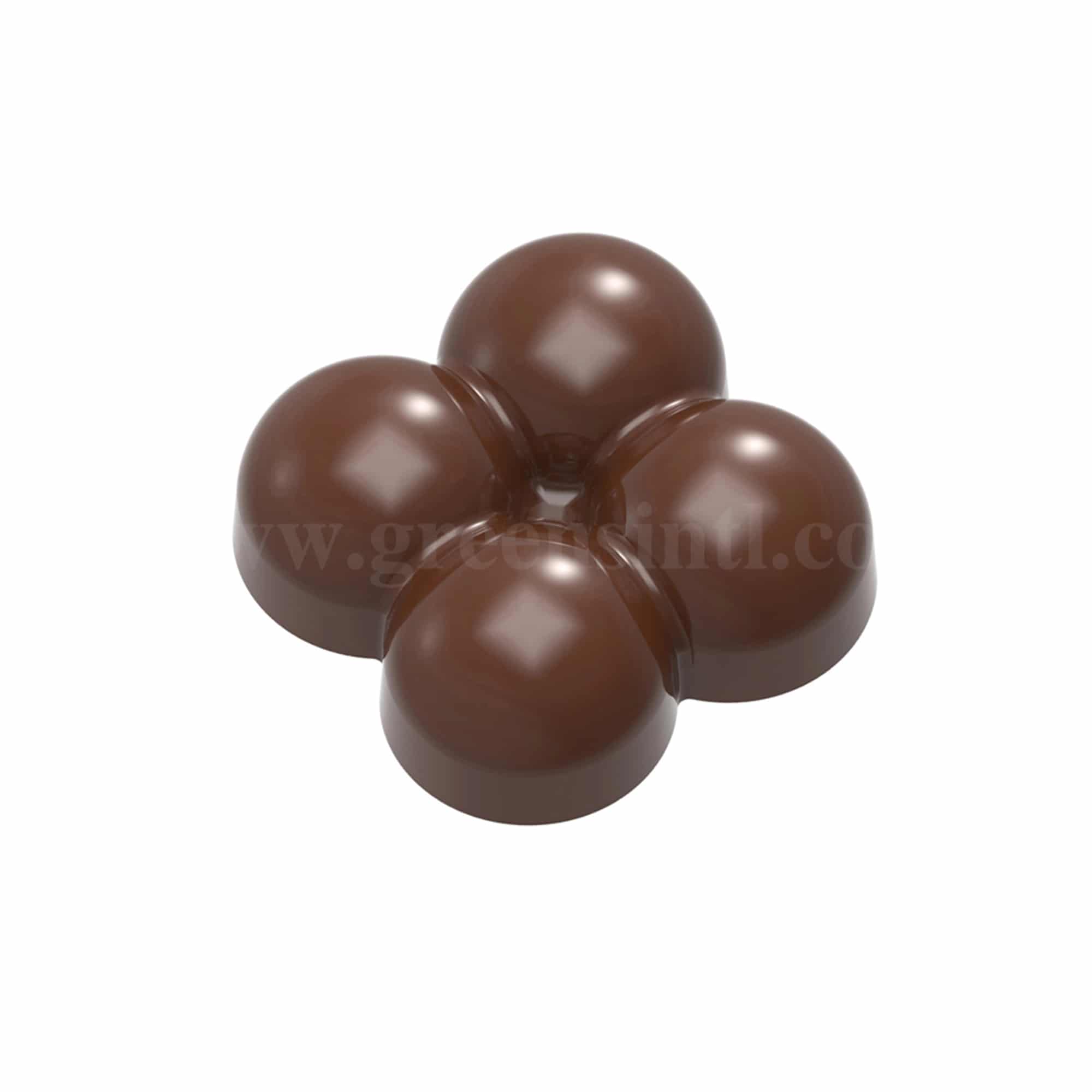 CHOCOLATE WORLD Chocolate Mould Four Balls-Minji Lee 35 x 35 x h 13 mm