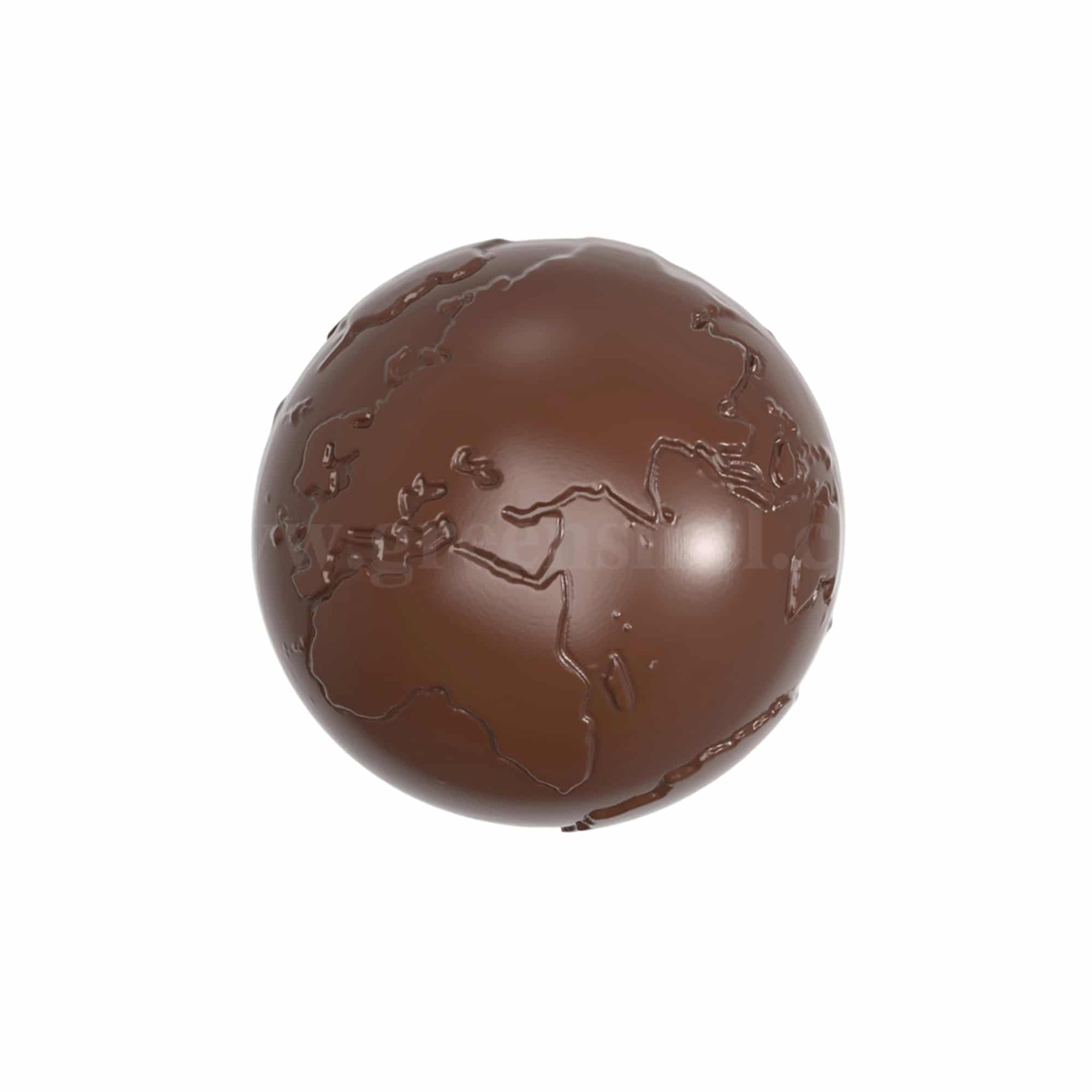CHOCOLATE WORLD Chocolate Mould Globe 50 x 50 x h 25 mm