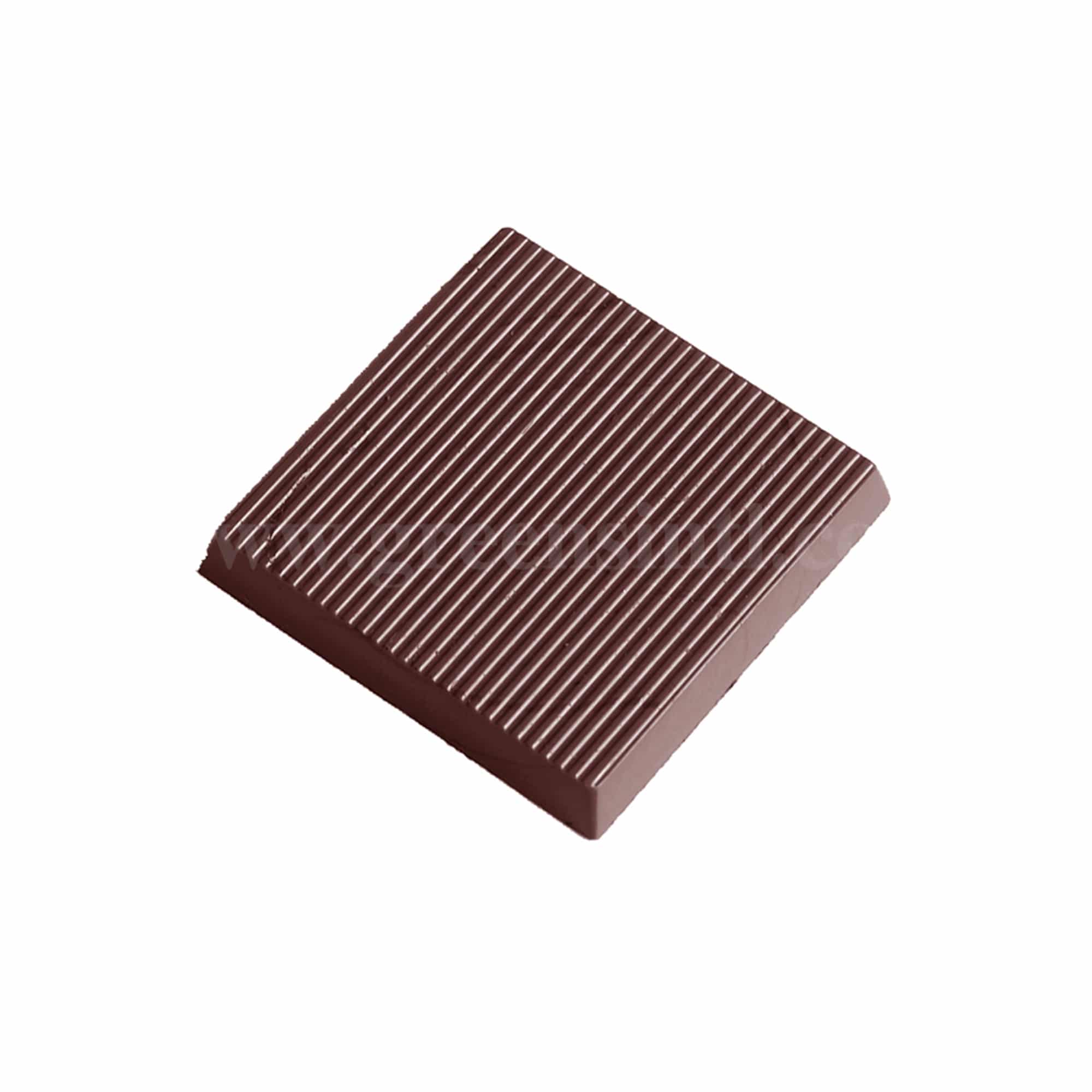 CHOCOLATE WORLD Chocolate Mould Character Striped 33 x 33 x h 5 mm