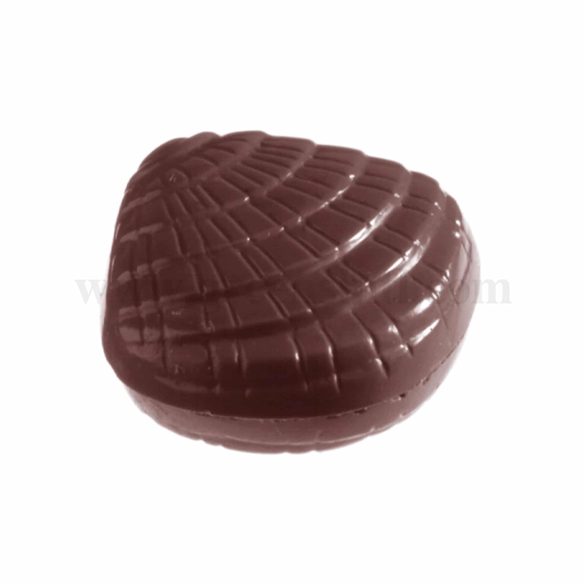 CHOCOLATE WORLD Chocolate Mould Oyster 39 x 36 x h 9 mm