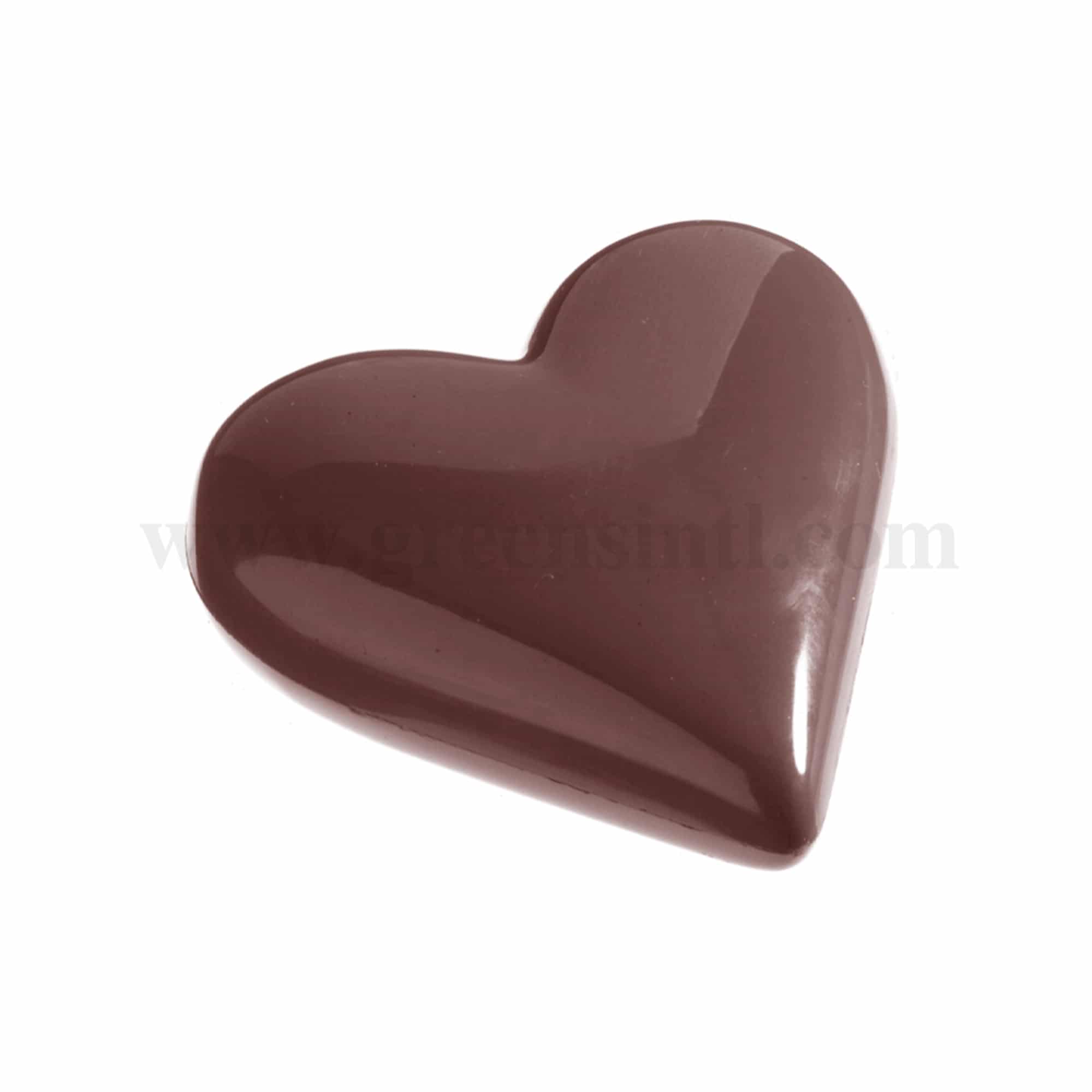CHOCOLATE WORLD Chocolate Mould Heart 65 x 57 x h 14 mm