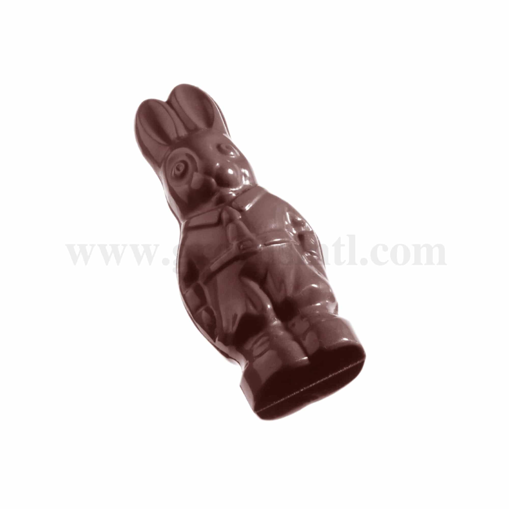 CHOCOLATE WORLD Chocolate Mould Rabbit Upright 78 x 33 x h 18 mm