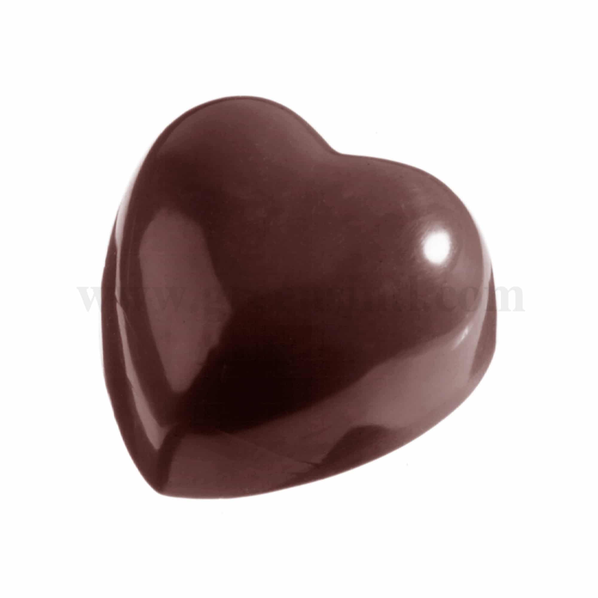 CHOCOLATE WORLD Chocolate Mould Heart 45 x 40 x h 27 mm