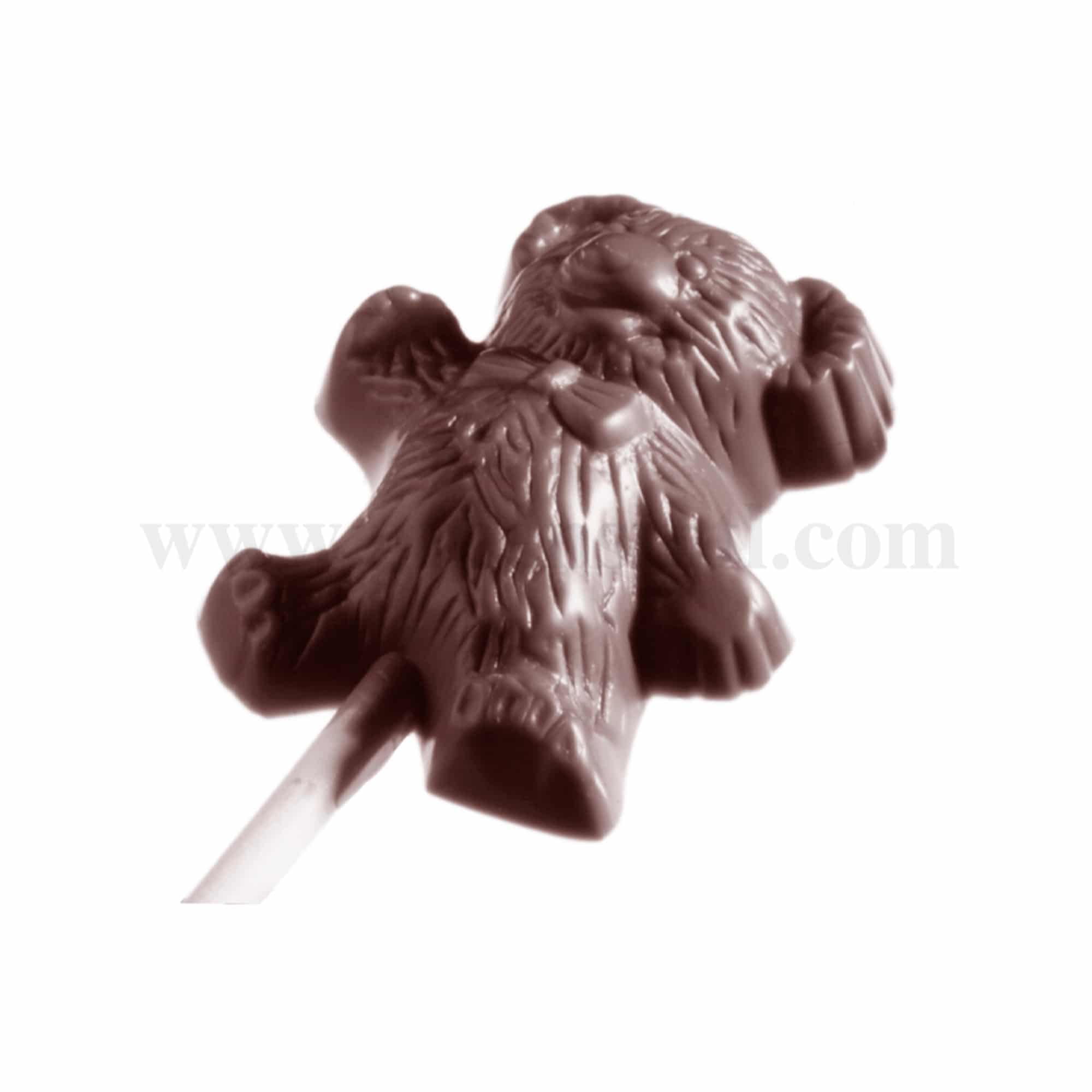 CHOCOLATE WORLD Chocolate Mould Lolly Bear 48 x 37 x h 15 mm
