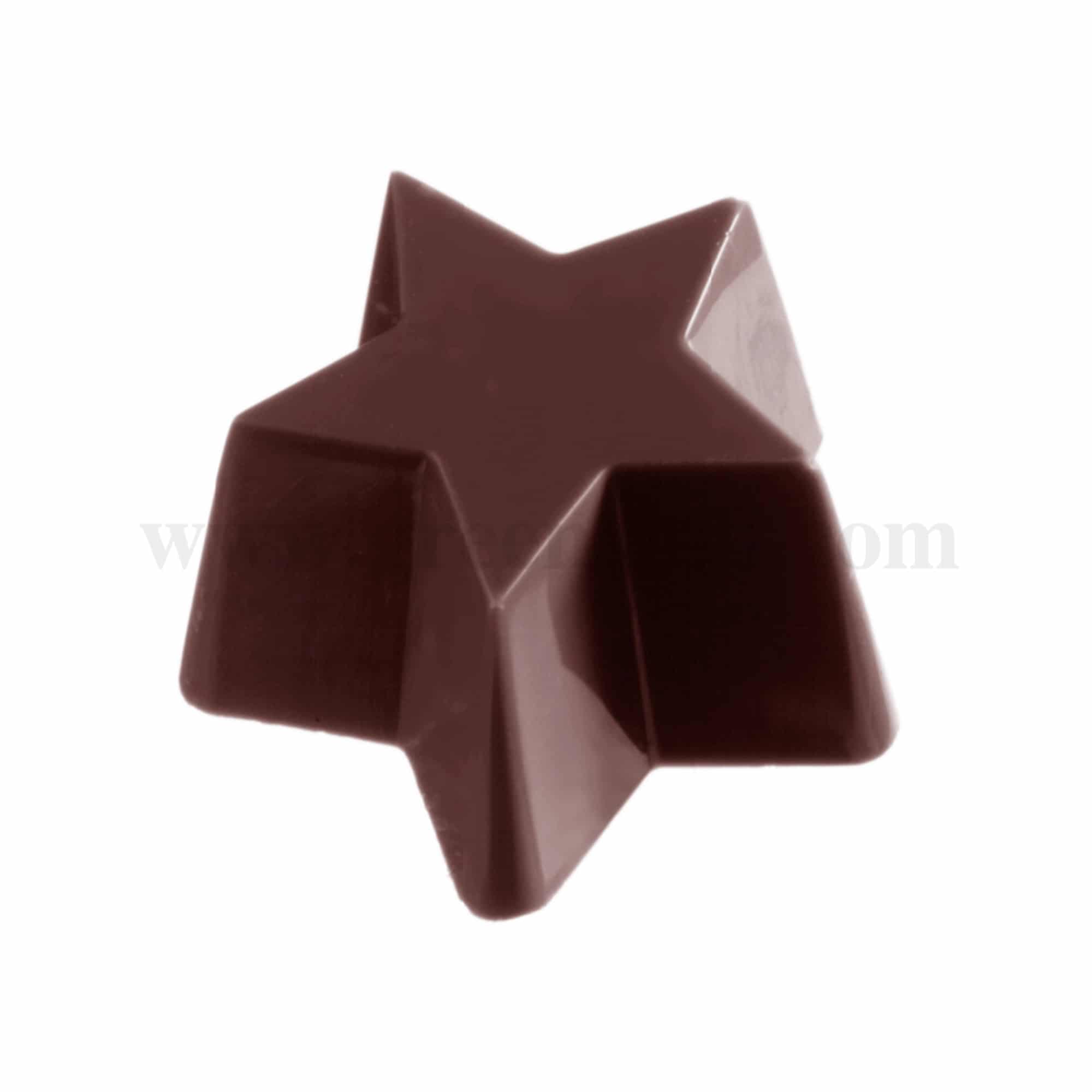 CHOCOLATE WORLD Chocolate Mould Star Bouche 45 x 45 x h 25 mm
