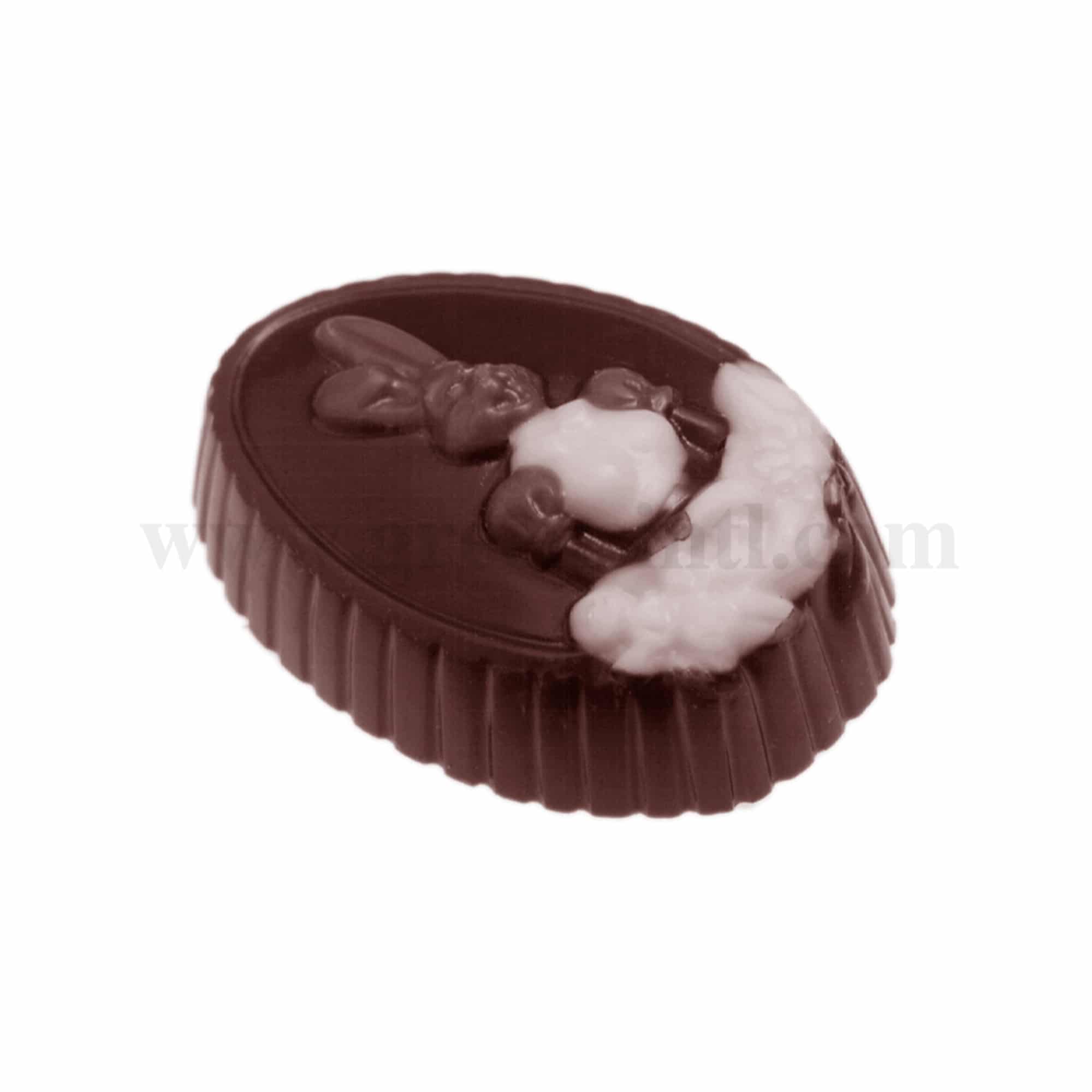 CHOCOLATE WORLD Chocolate Mould Hare Family Buchee 50 x 34 x h 16 mm